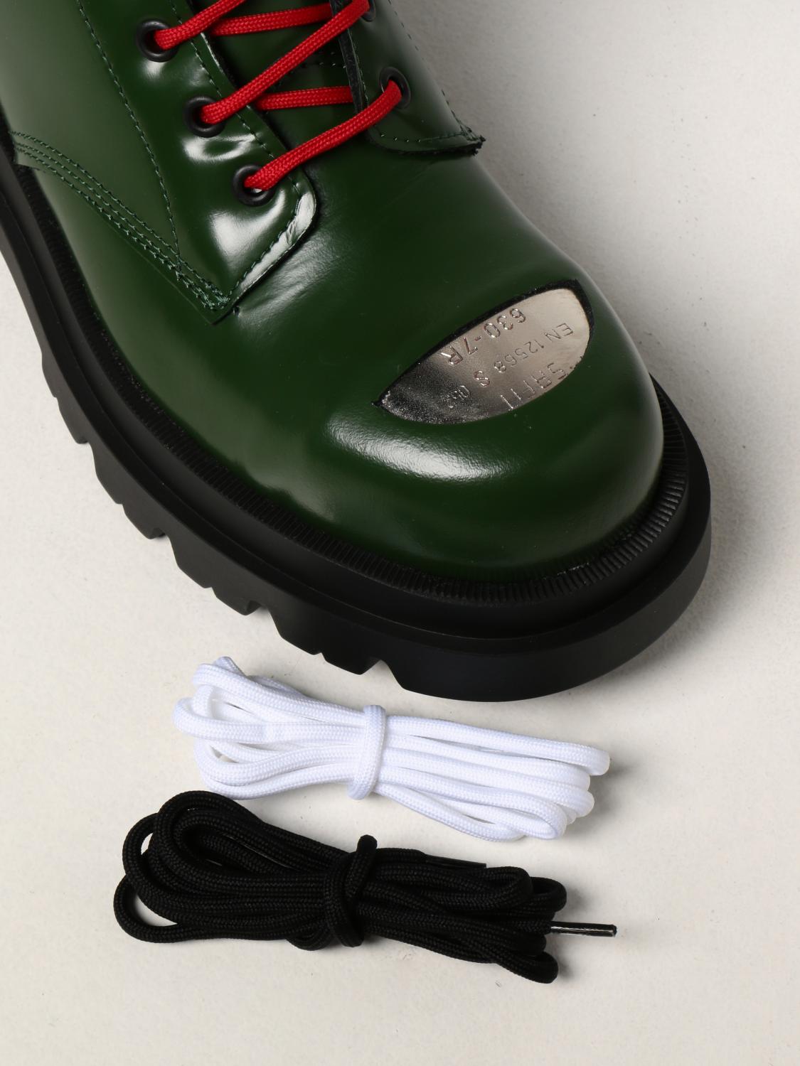 CULT BOLT: Anfibio in pelle - Verde | Stivaletti Cult Bolt 21ICASSC584400  GIGLIO.COM