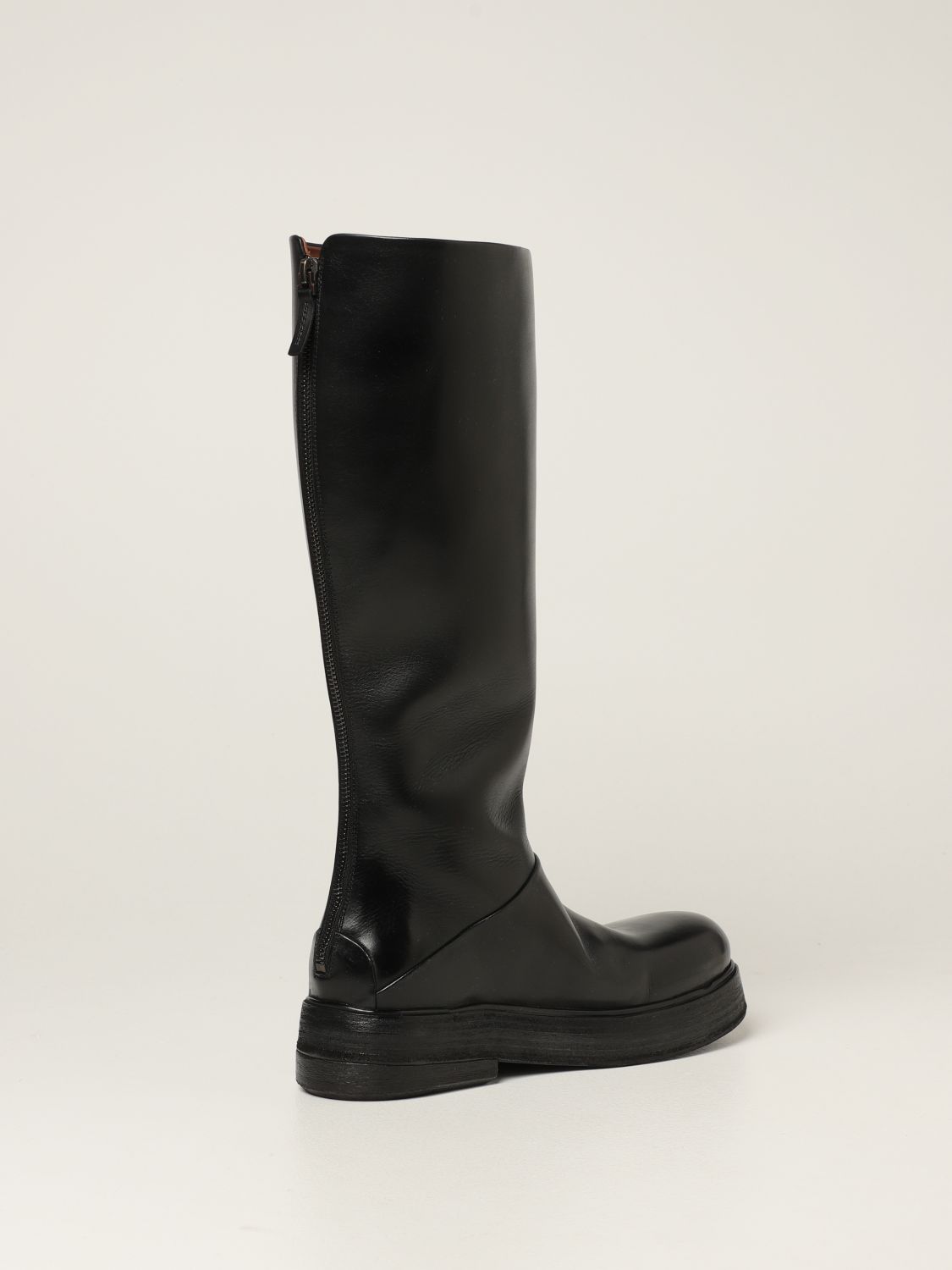 Boots Marsèll: Marsèll Zuccolona boots in leather black 3