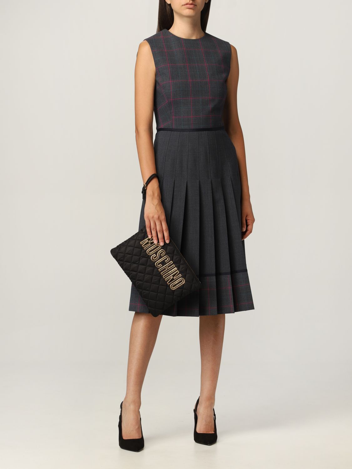 Sac pochette Moschino Couture: Sac porté épaule femme Moschino Couture noir 2