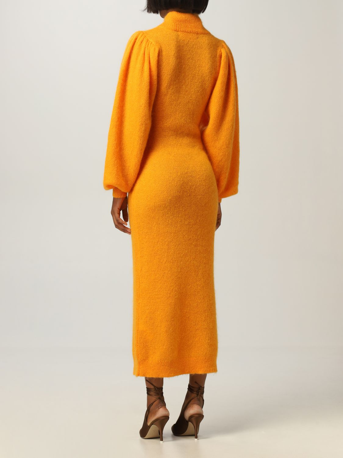 Платье Rotate: Платье Женское Rotate оранжевый 2