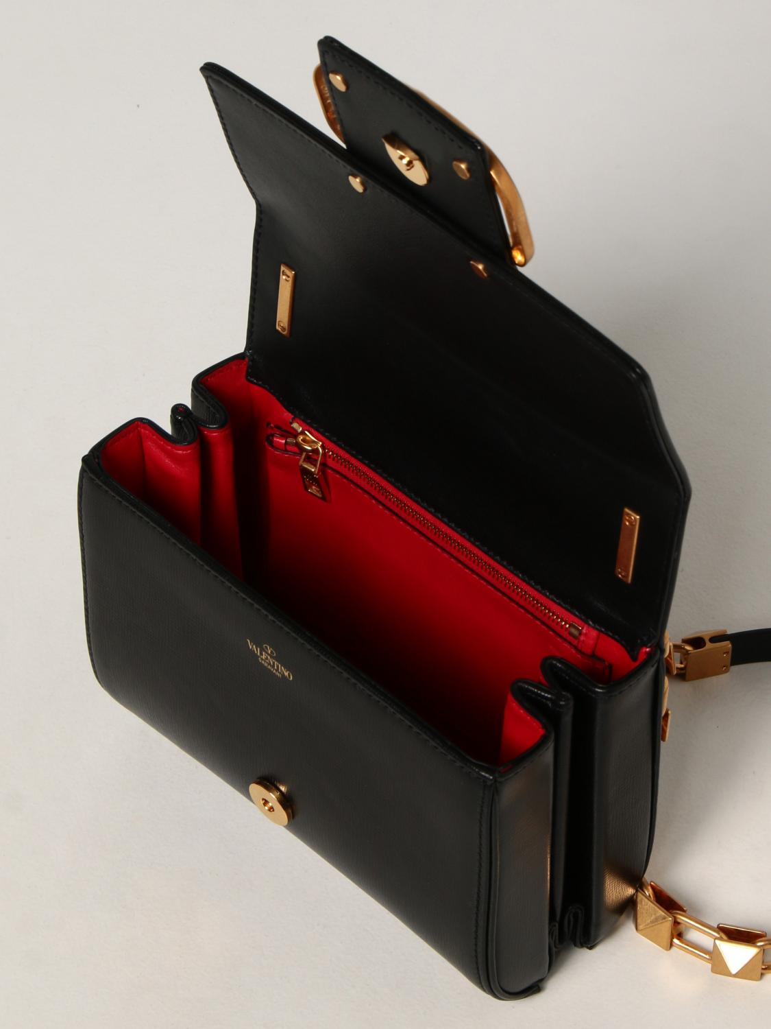 Borsa a Spalla Locò in Vitello Donna | Valentino Online Boutique