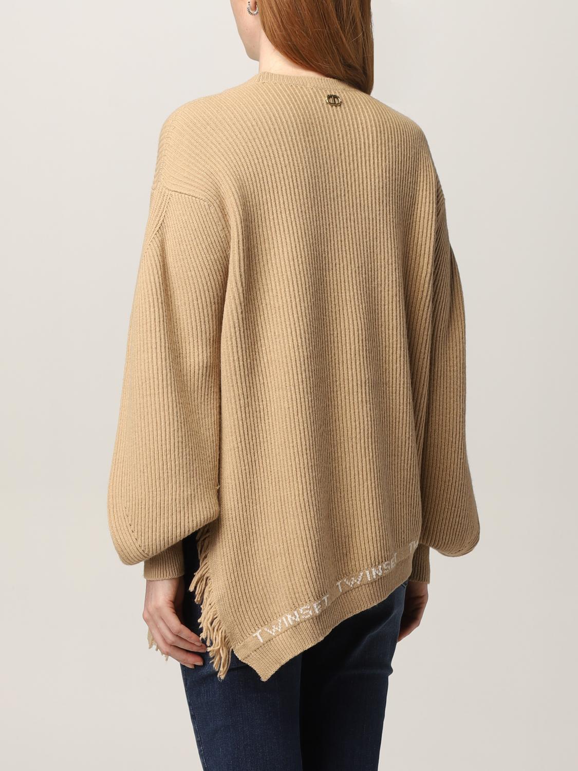 oversized camel sweater