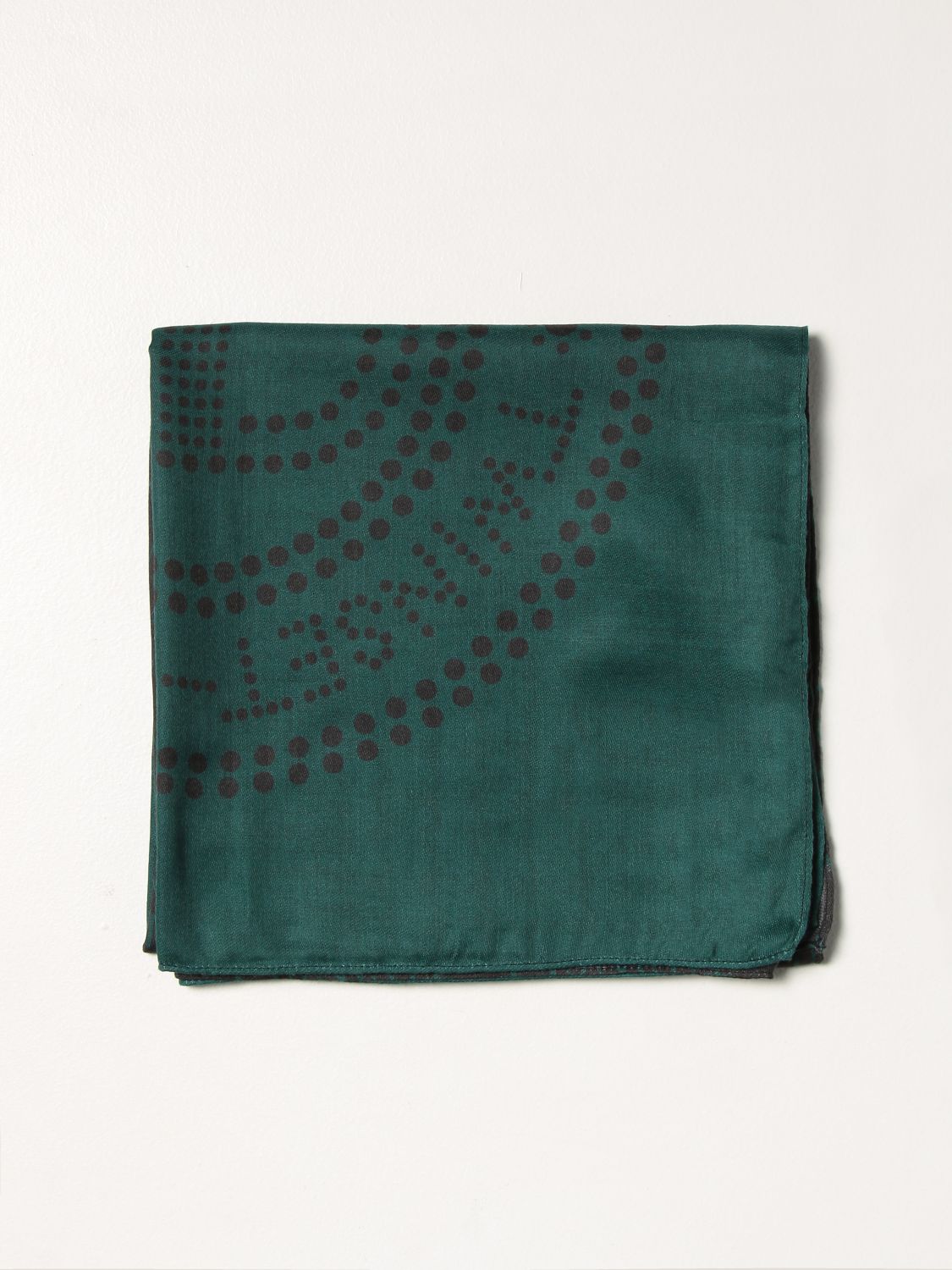 Scarf Twinset: Twin-set scarf with patchwork green 1