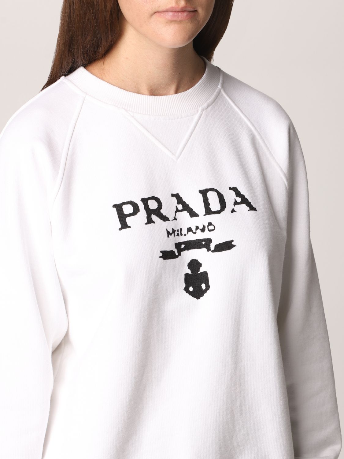 Prada Crewneck Sweatshirt on Sale, SAVE 42% - mpgc.net
