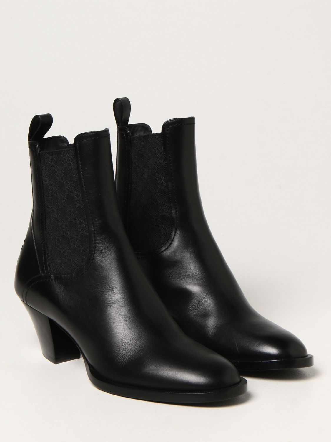 Heeled ankle boots Fendi: Fendi Karligraphy ankle boots in leather black 2