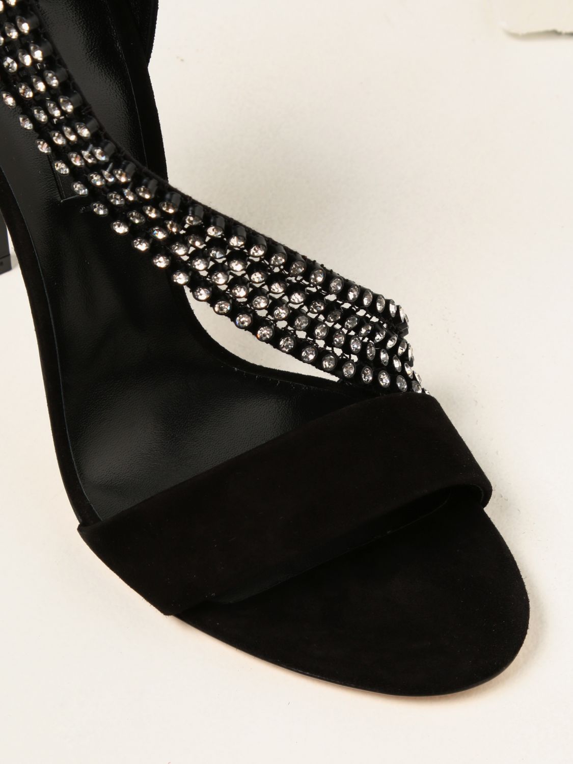 Sandalias de tacón Casadei: Zapatos mujer Casadei negro 4