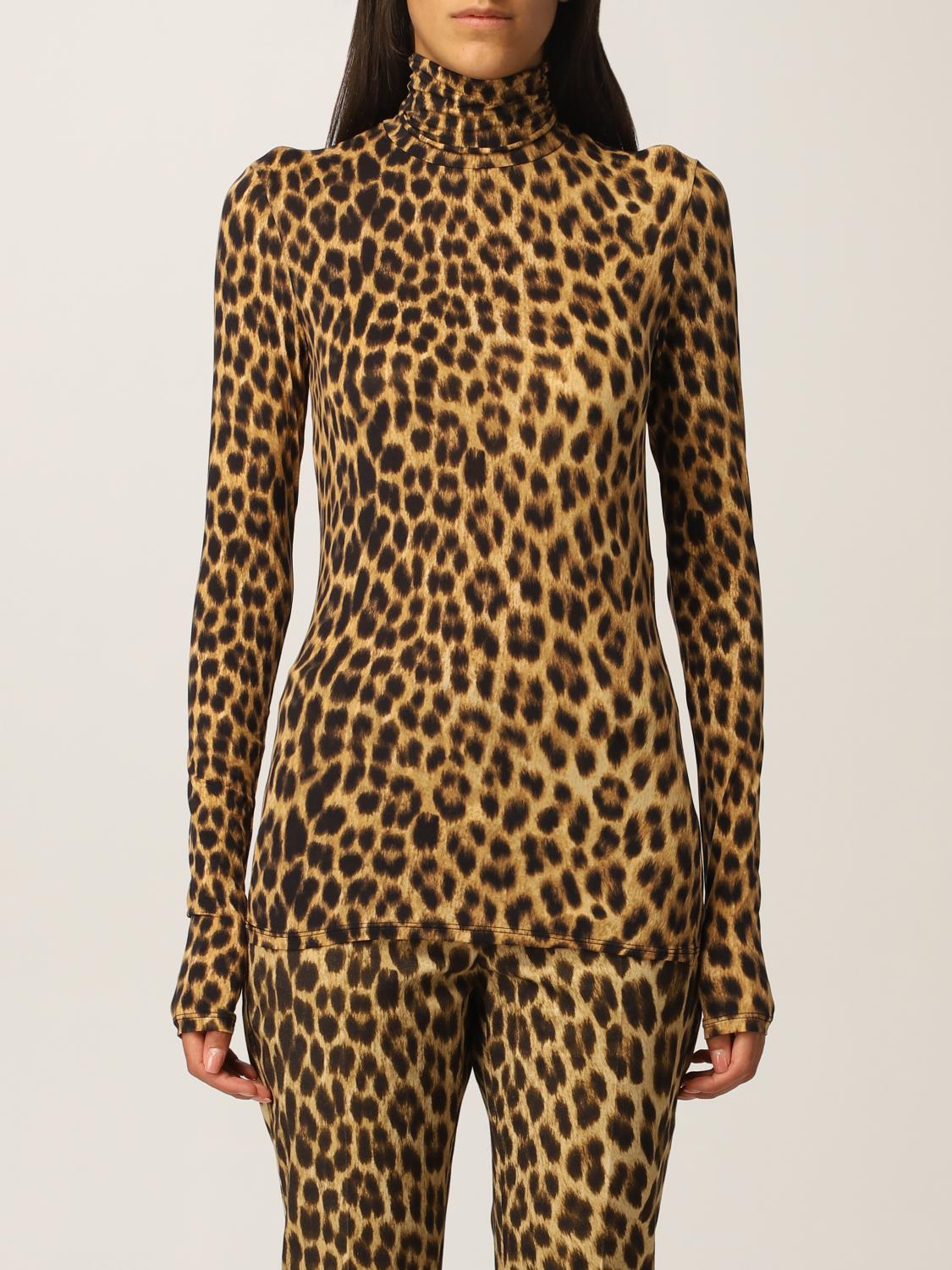 Sportmax animalier turtleneck