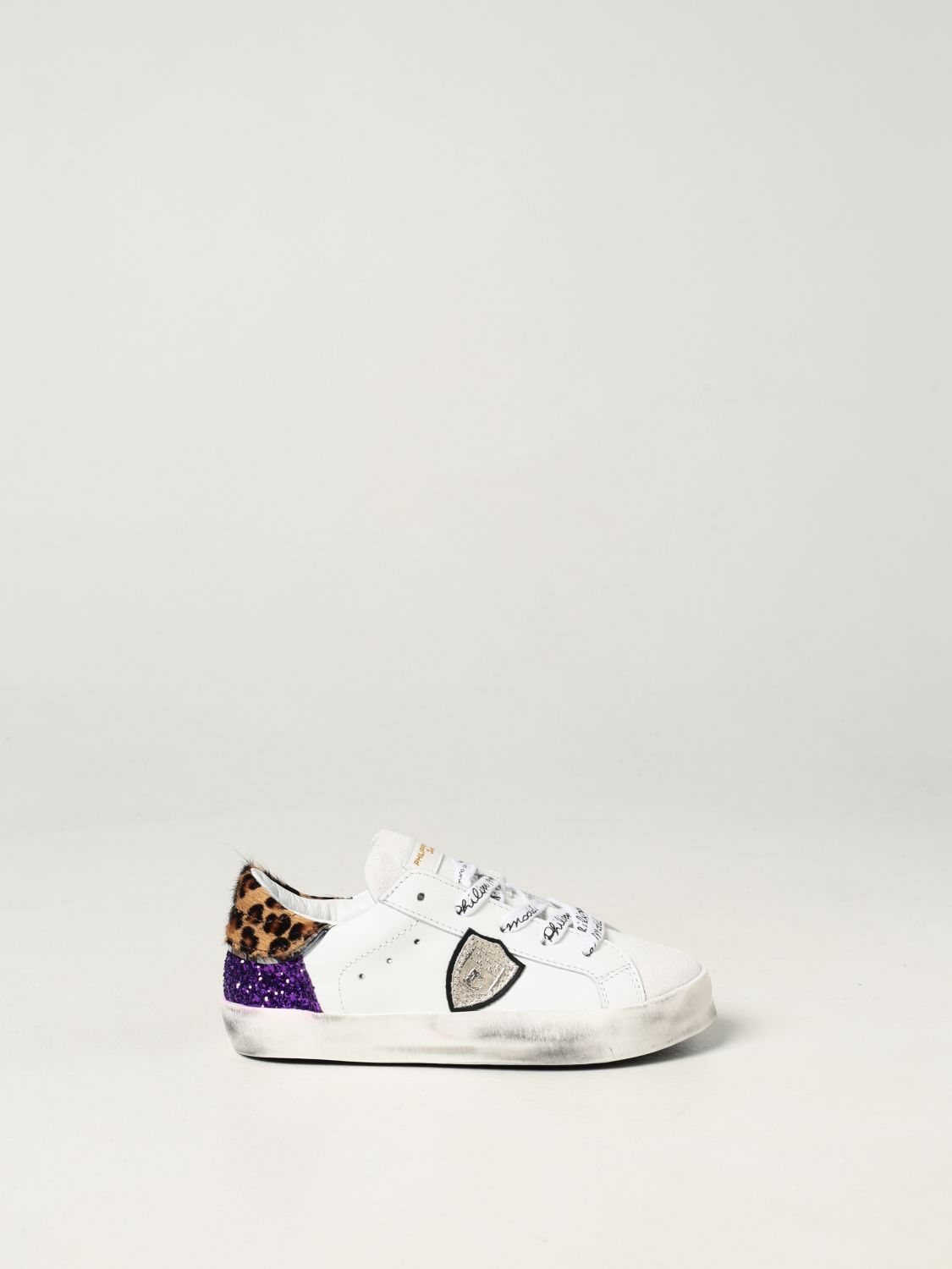 Chaussures Philippe Model: Chaussures enfant Philippe Model violet 1