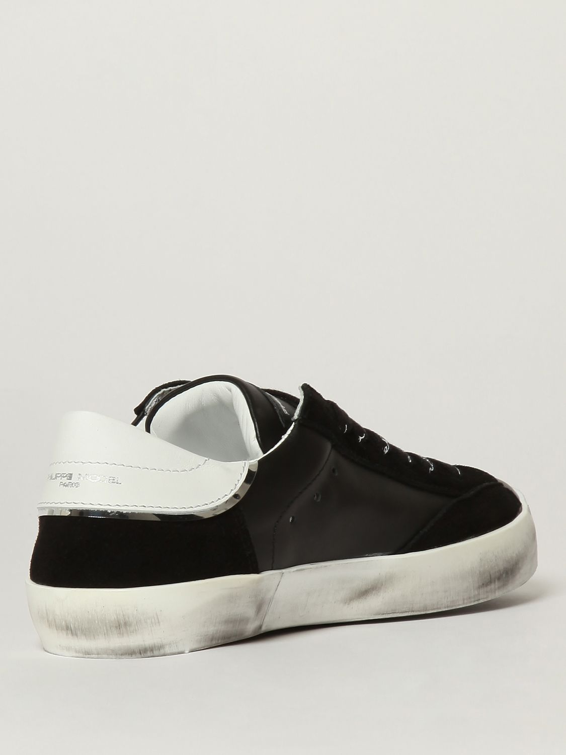 Scarpe Philippe Model: Sneakers Philippe Model in pelle e camoscio nero 3