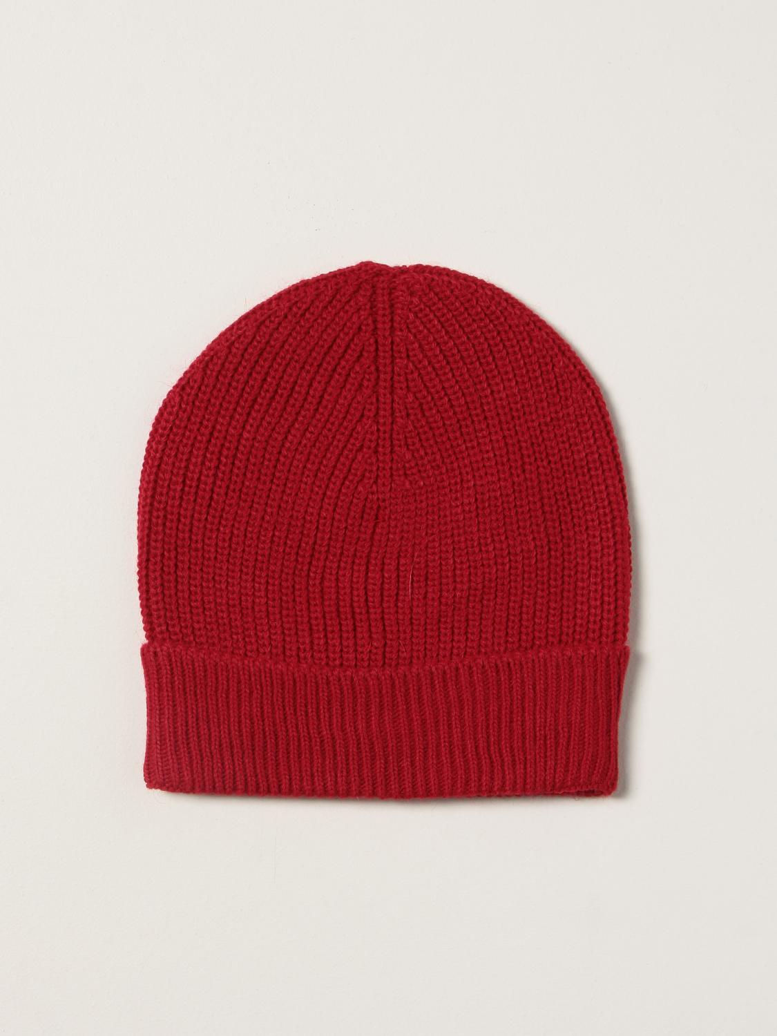 Msgm Kids Outlet: Cappello a berretto con logo - Rosso | Cappello Bambino  Msgm Kids MS027743 GIGLIO.COM