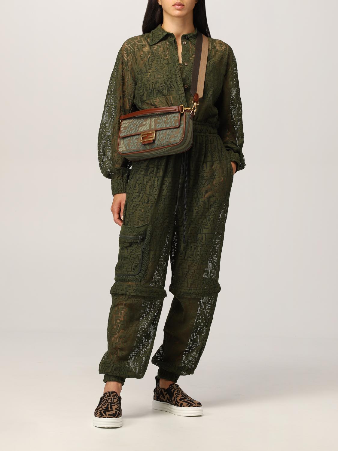 FENDI shoulder bag for woman Green Fendi shoulder bag 8BR600 AFL9