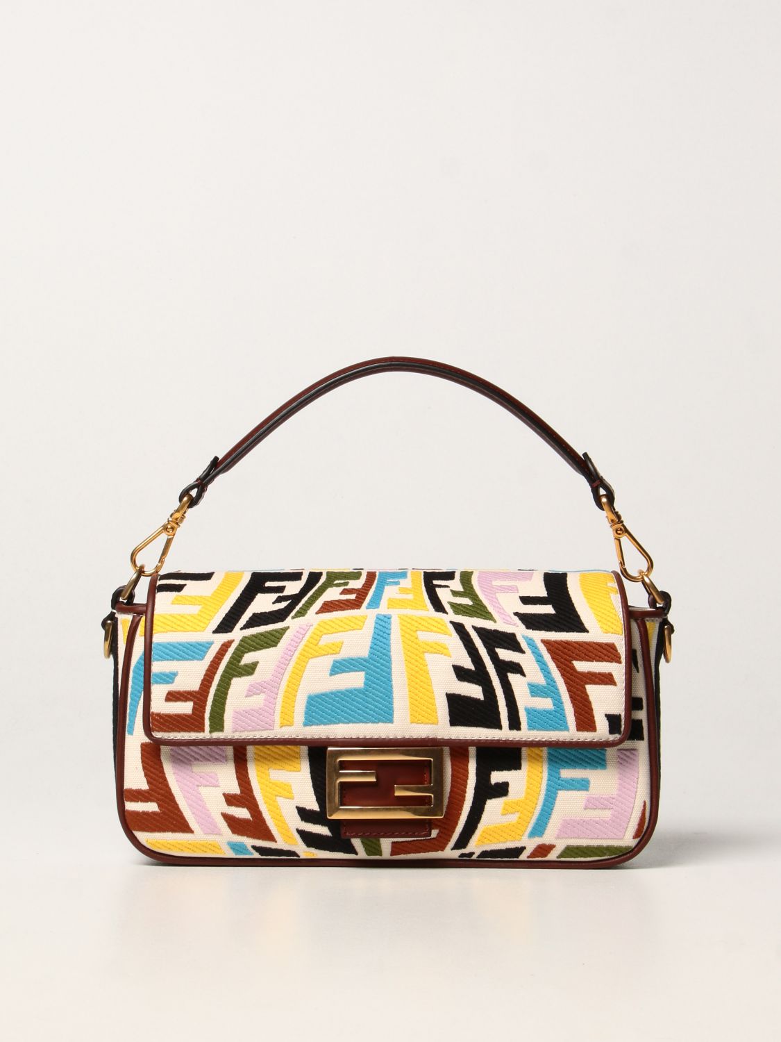 FENDI: shoulder bag for woman - Multicolor | Fendi shoulder bag 8BR600 ...