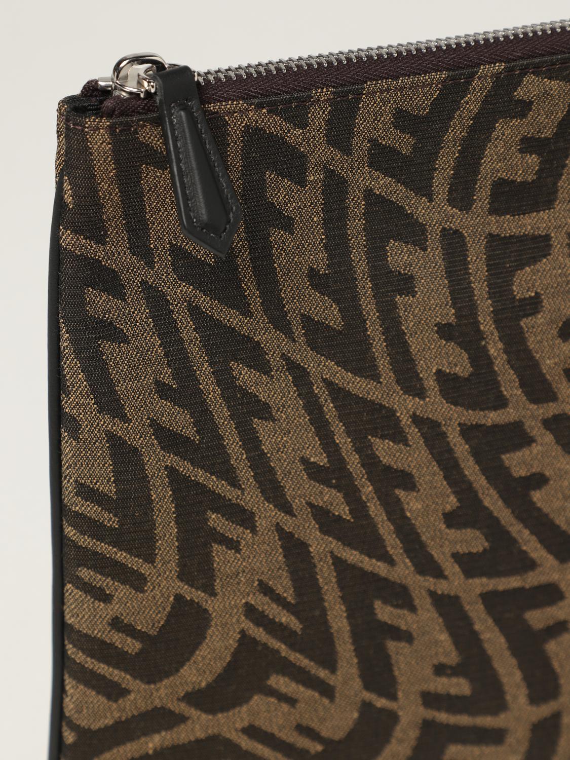 FENDI: Bolso hombre - Marrón | Maletín Fendi 7N0111 AFSL GIGLIO.COM