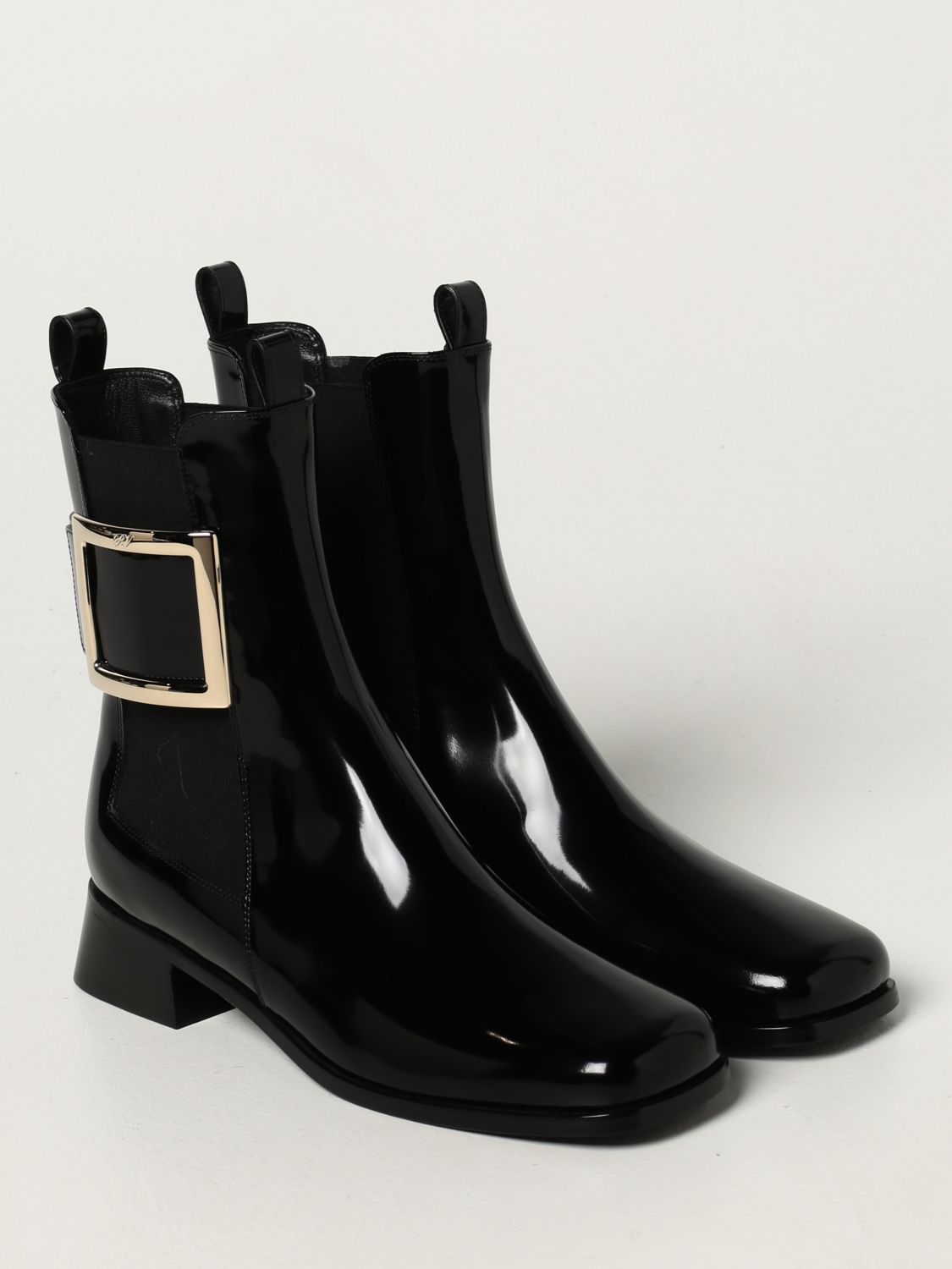 Très Vivier Roger Vivier ankle boots in leather