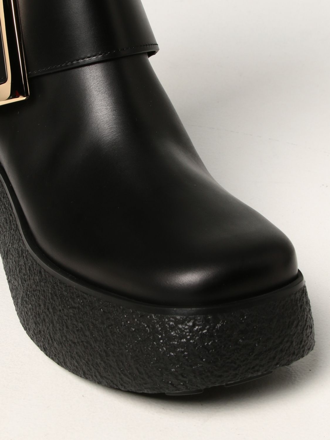 Boots Roger Vivier: Viv'Rangers Flatform Vivier rubber boots black 4
