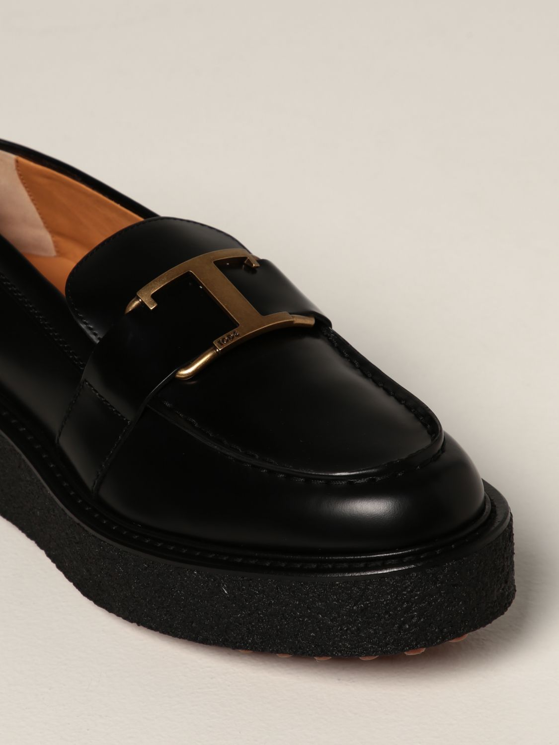 Мокасины Tod's: Обувь Женское Tod's черный 4