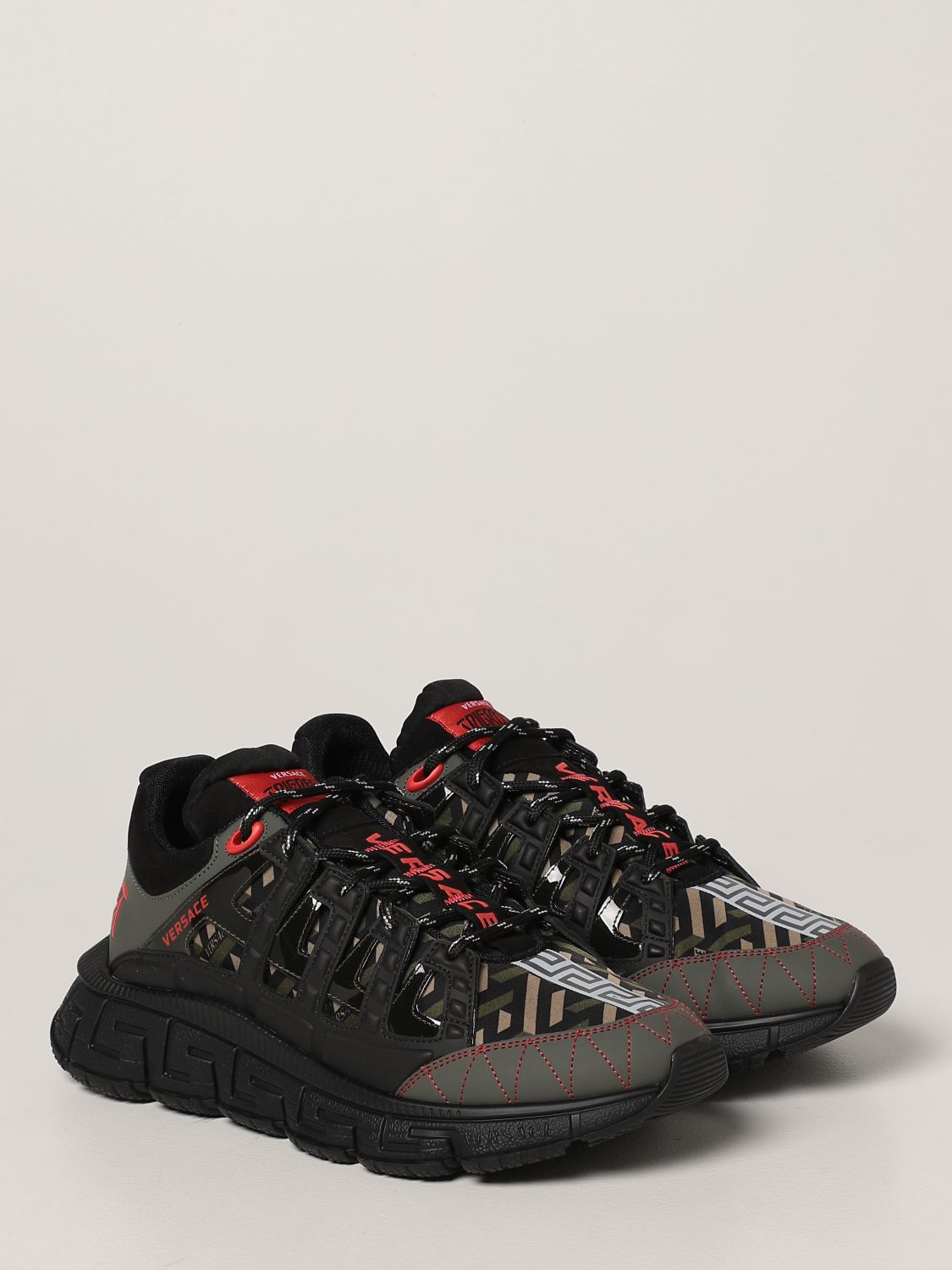 Sneakers Versace: Trigreca Versace sneakers in nylon black 2