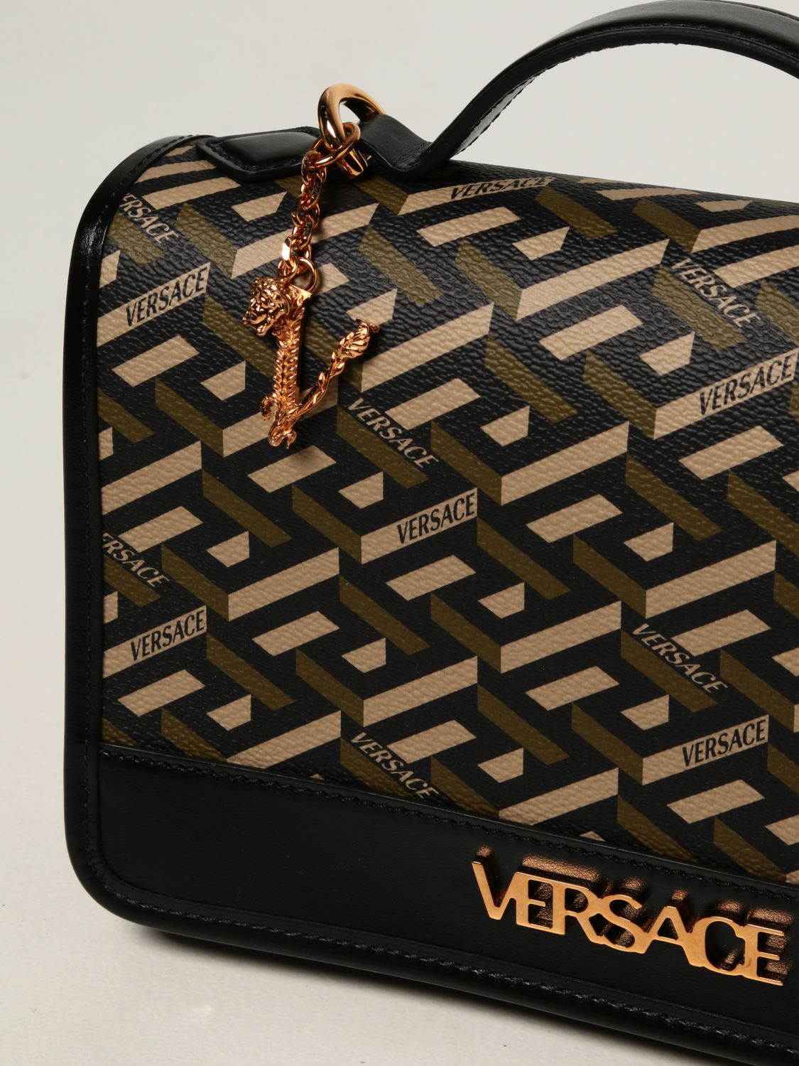 Versace La Greca Signature Tote Bag