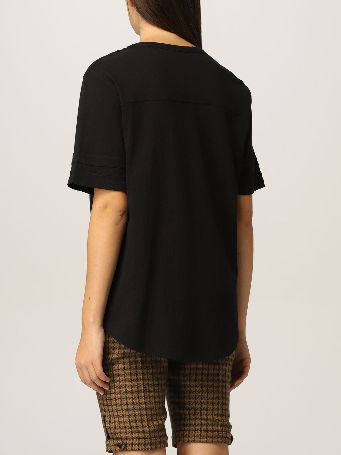 Camiseta Saint Laurent: Camiseta mujer Saint Laurent negro 3