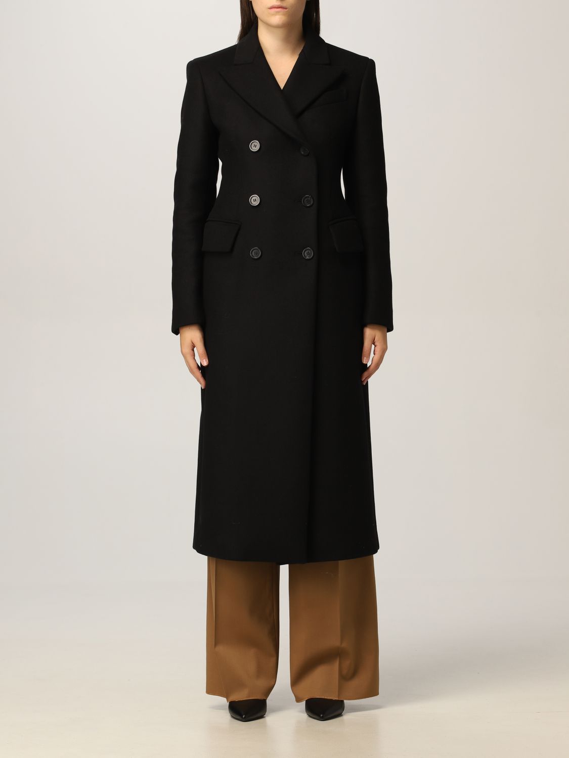 Sportmax Coat Women Color Black | ModeSens