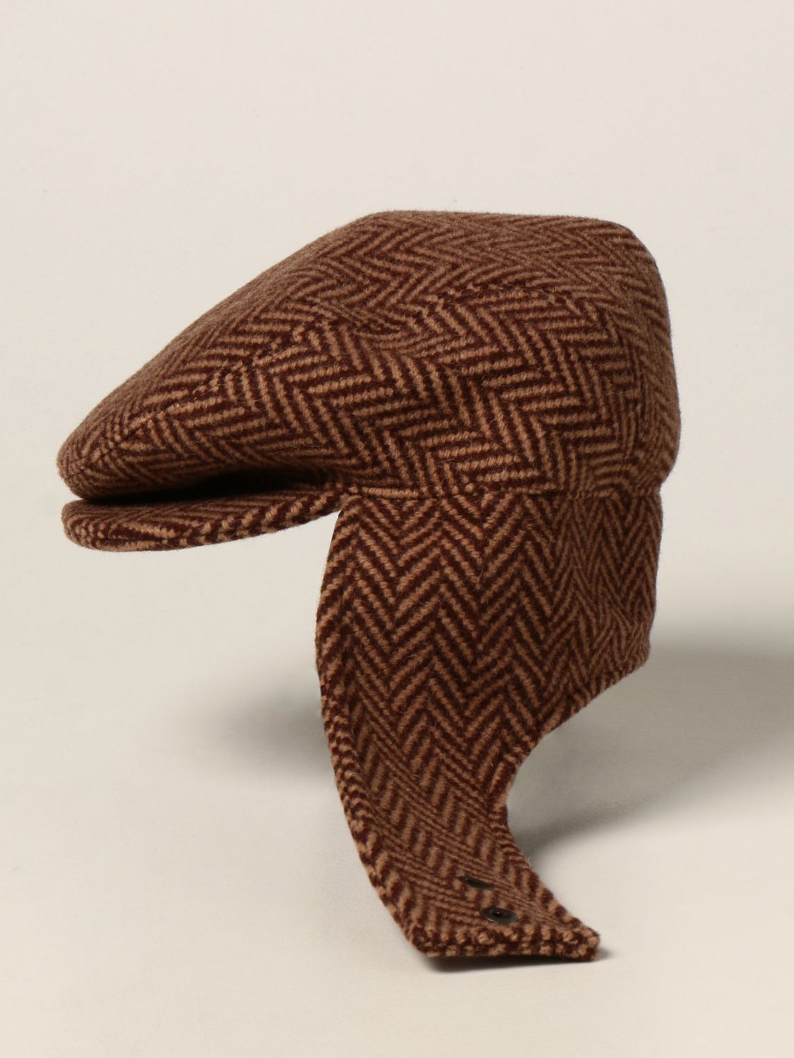 Hat Max Mara: Max Mara hat in virgin wool and Alpaca leather 4