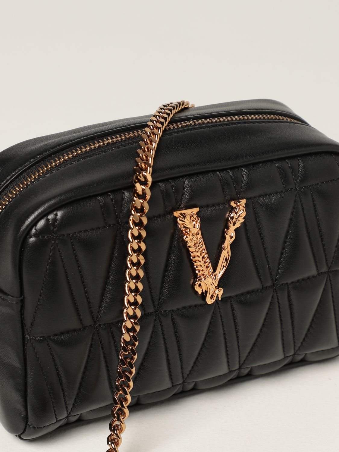 Сумка через плечо Versace: Наплечная сумка Женское Versace черный 4