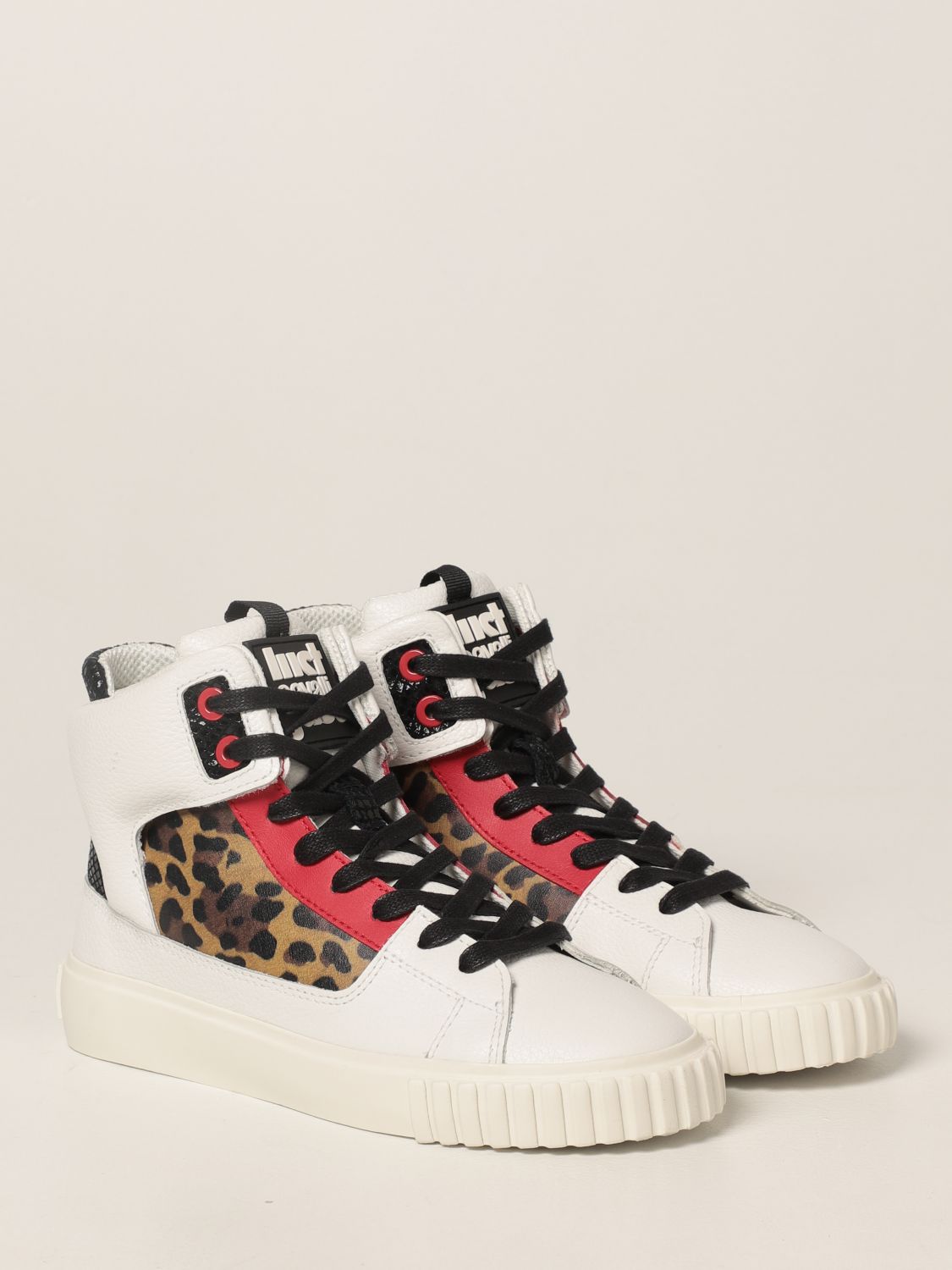 Sneakers Just Cavalli: Just Cavalli high top sneakers in leather white 2