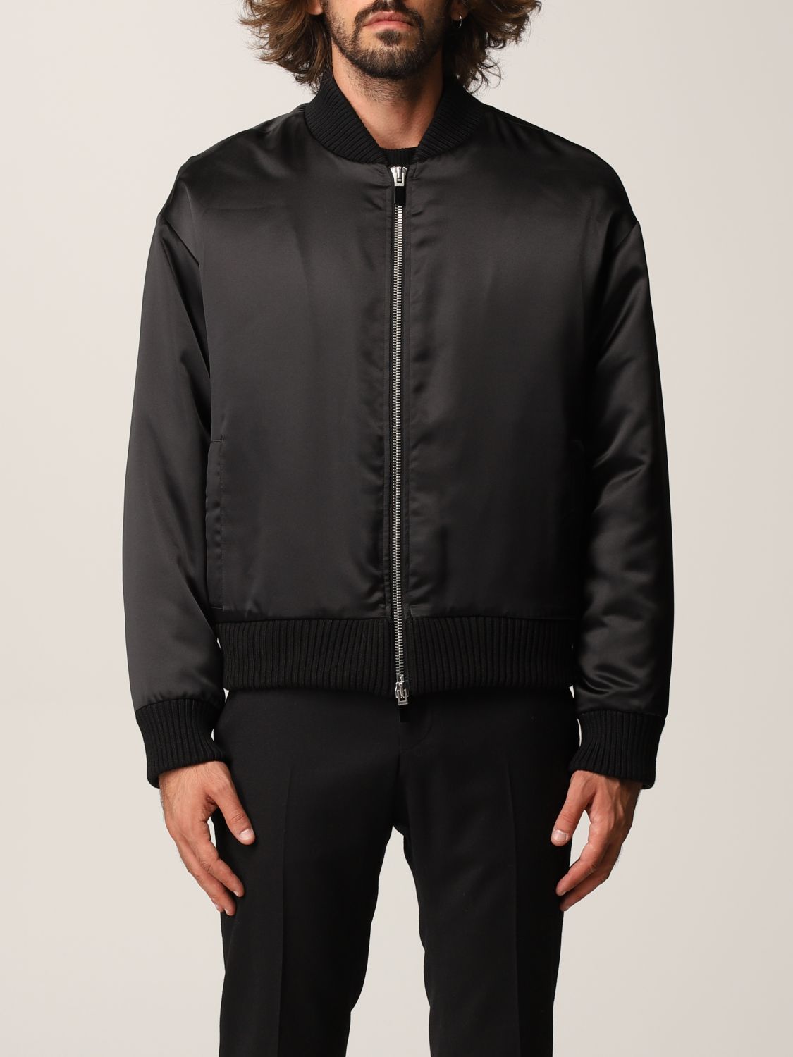 JUST CAVALLI: jacket for man - Black | Just Cavalli jacket N39198 online GIGLIO.COM