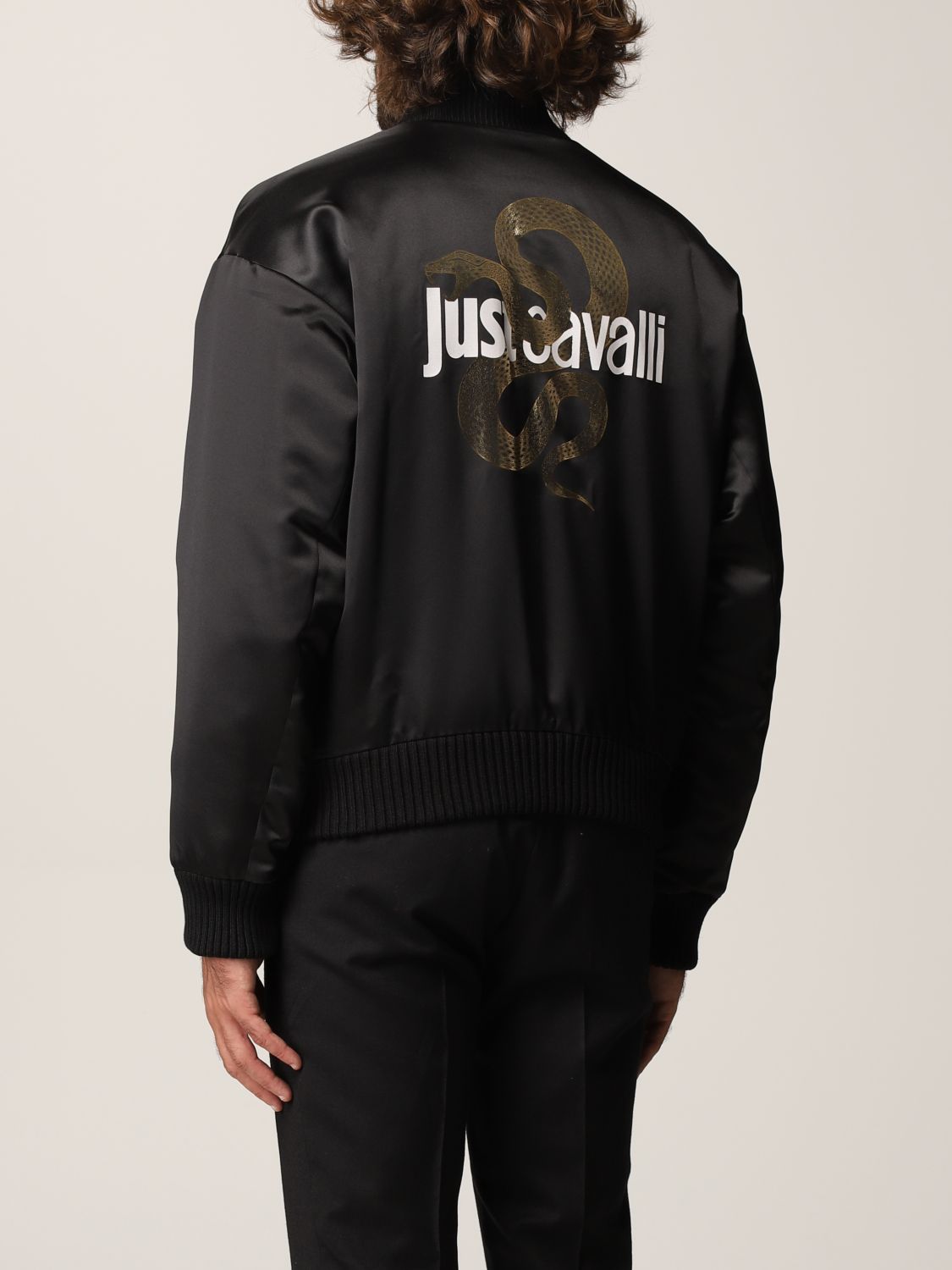 Herren Bekleidung Jacken Freizeitjacken Just Cavalli Andere materialien jacke in Schwarz für Herren 
