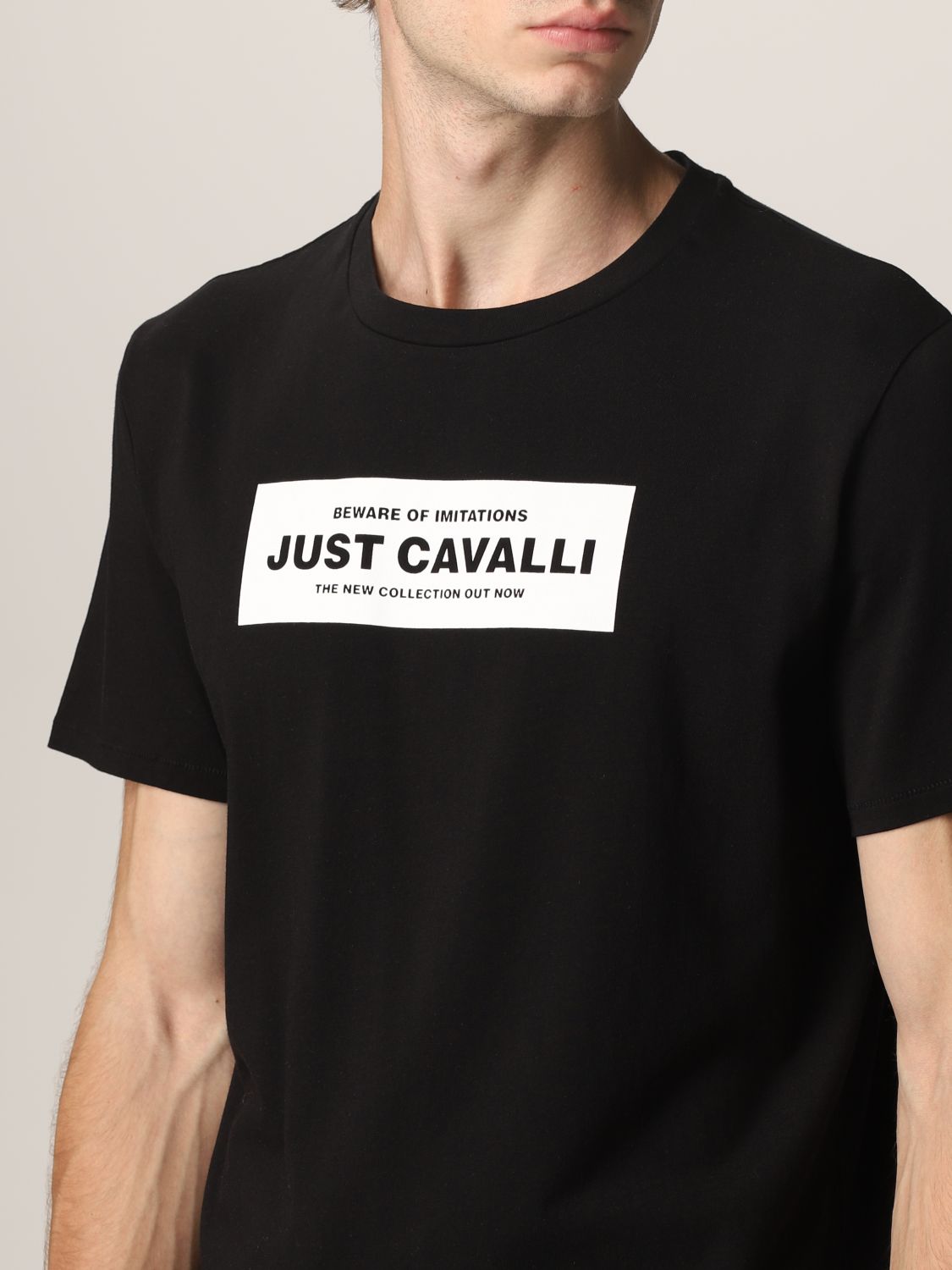 T-shirt Just Cavalli: T-shirt men Just Cavalli black 4