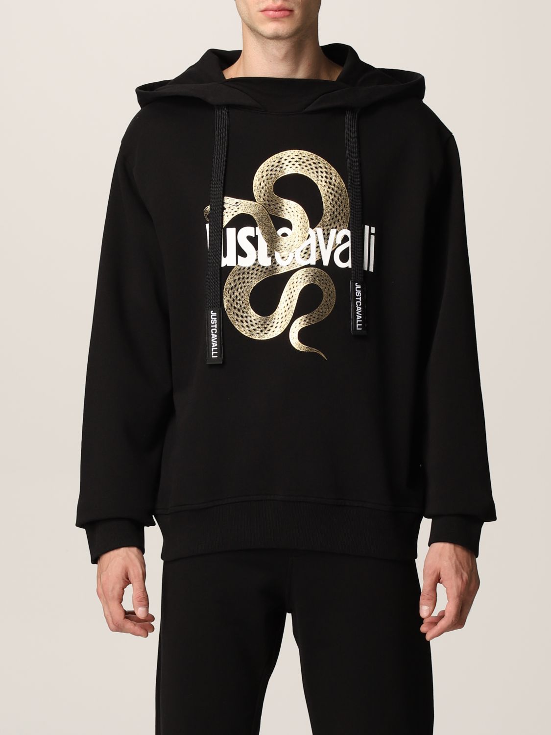 Sweatshirt Just Cavalli: Sweatshirt men Just Cavalli black 1
