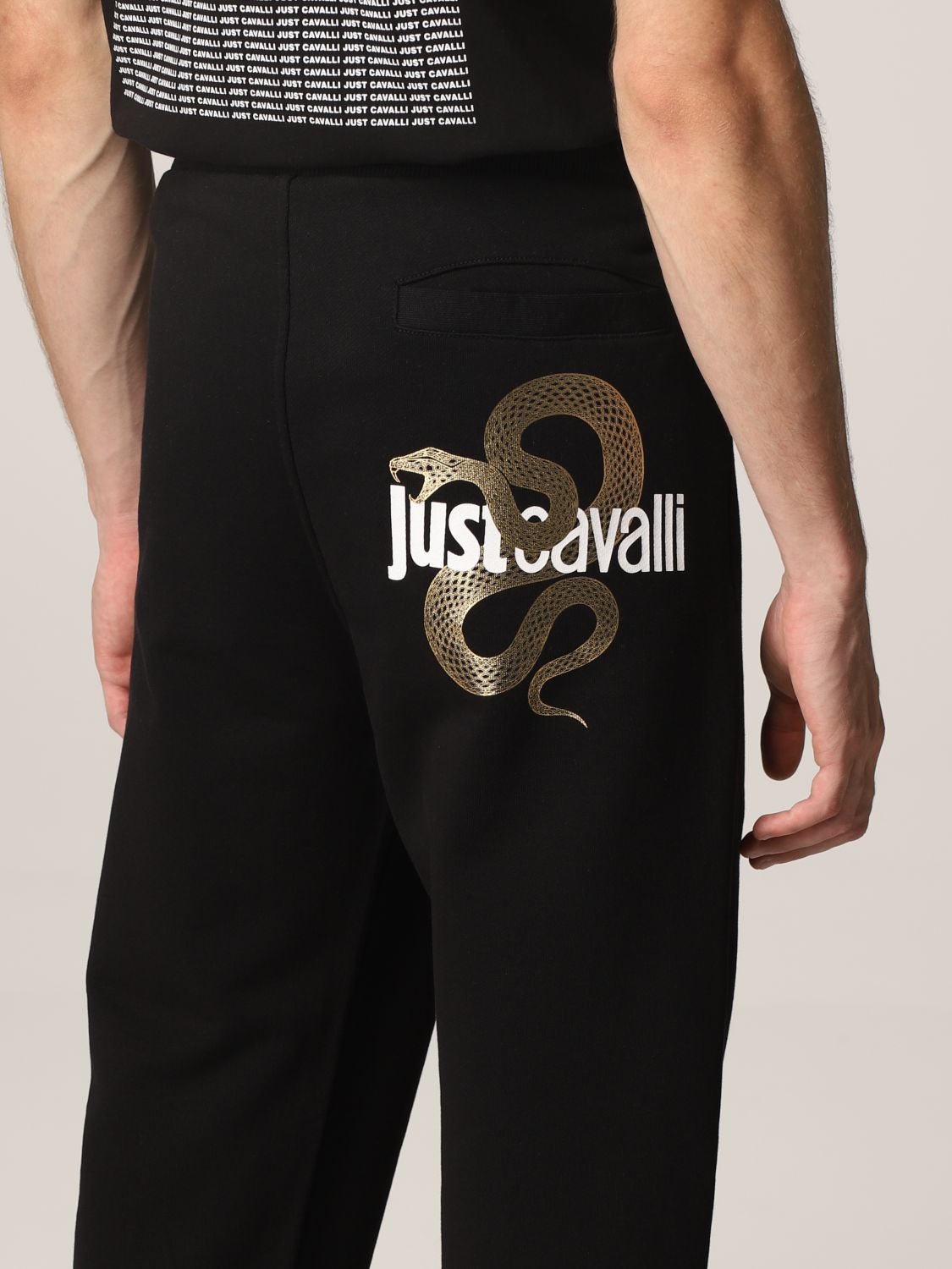 Pants Just Cavalli: Pants men Just Cavalli black 4