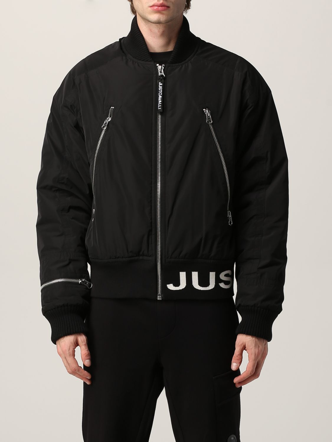JUST CAVALLI: jacket for man - | Just Cavalli jacket S03AM0364 N39716 online on GIGLIO.COM