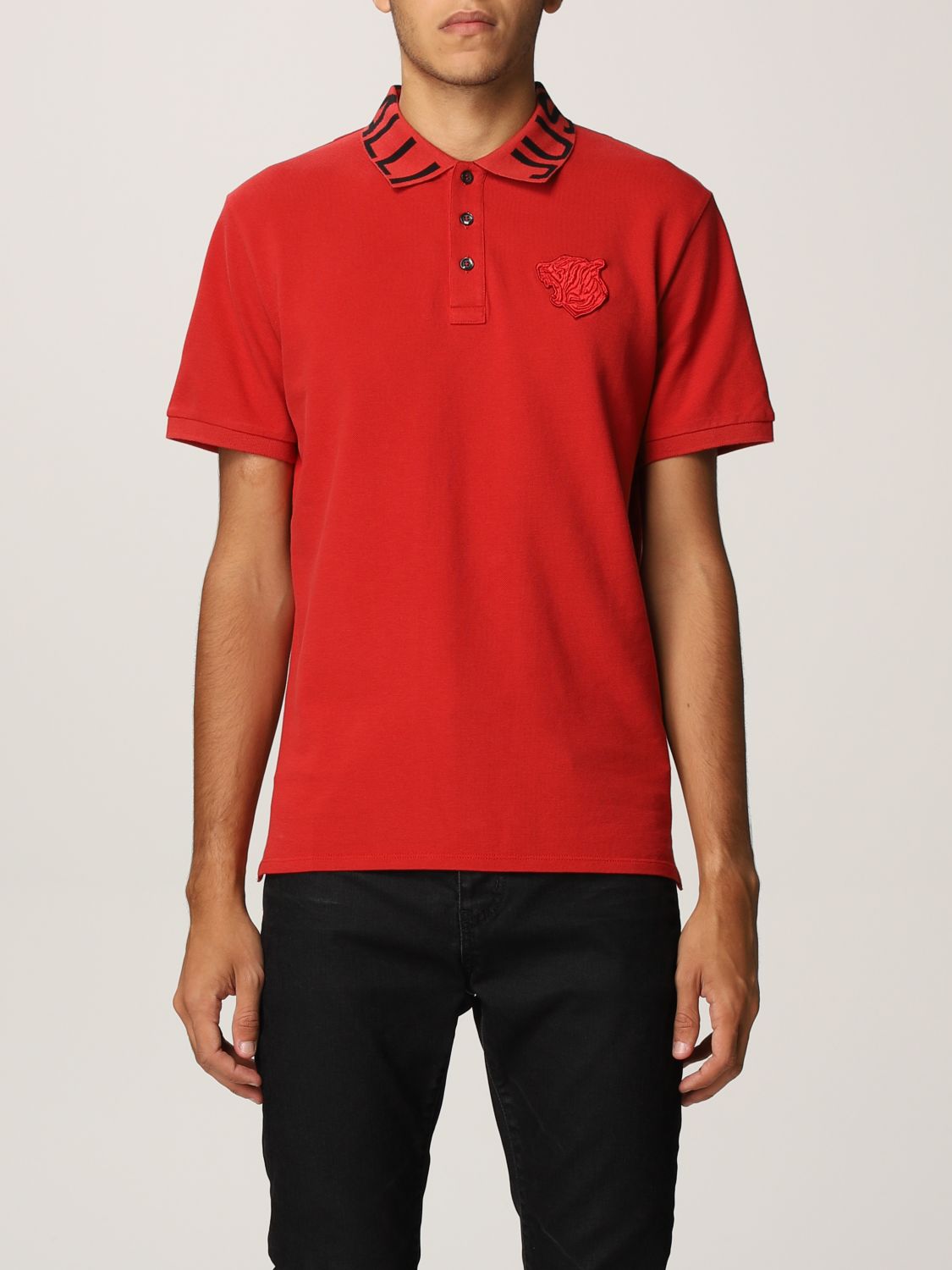 Polo shirt Just Cavalli: Polo shirt men Just Cavalli red 1