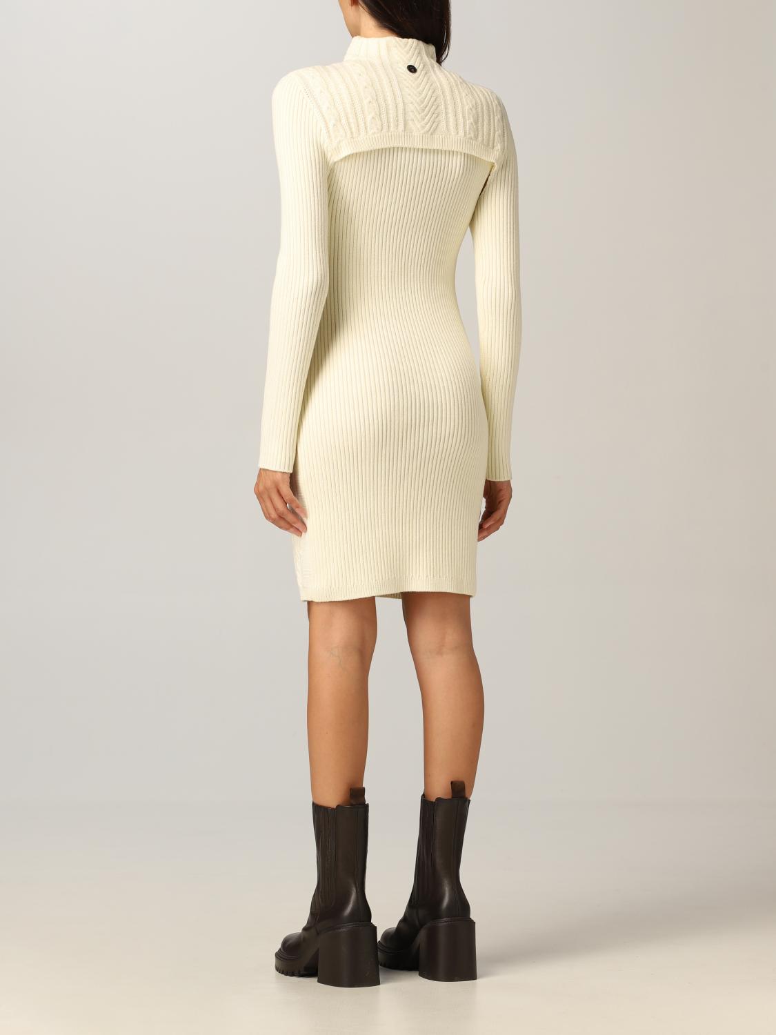 ACTITUDE TWINSET: Set abito + coprispalle Twin-set Actitude in misto lana -  Panna | Abito Actitude Twinset 212AT3251 S14095 GIGLIO.COM