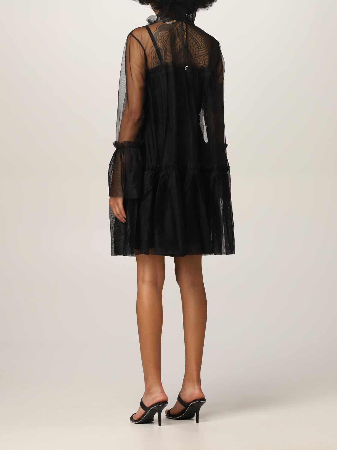 ACTITUDE TWINSET: Abito corto Actitude Twin-set in tulle - Nero | Abito  Actitude Twinset 212AT3170 S13937 GIGLIO.COM
