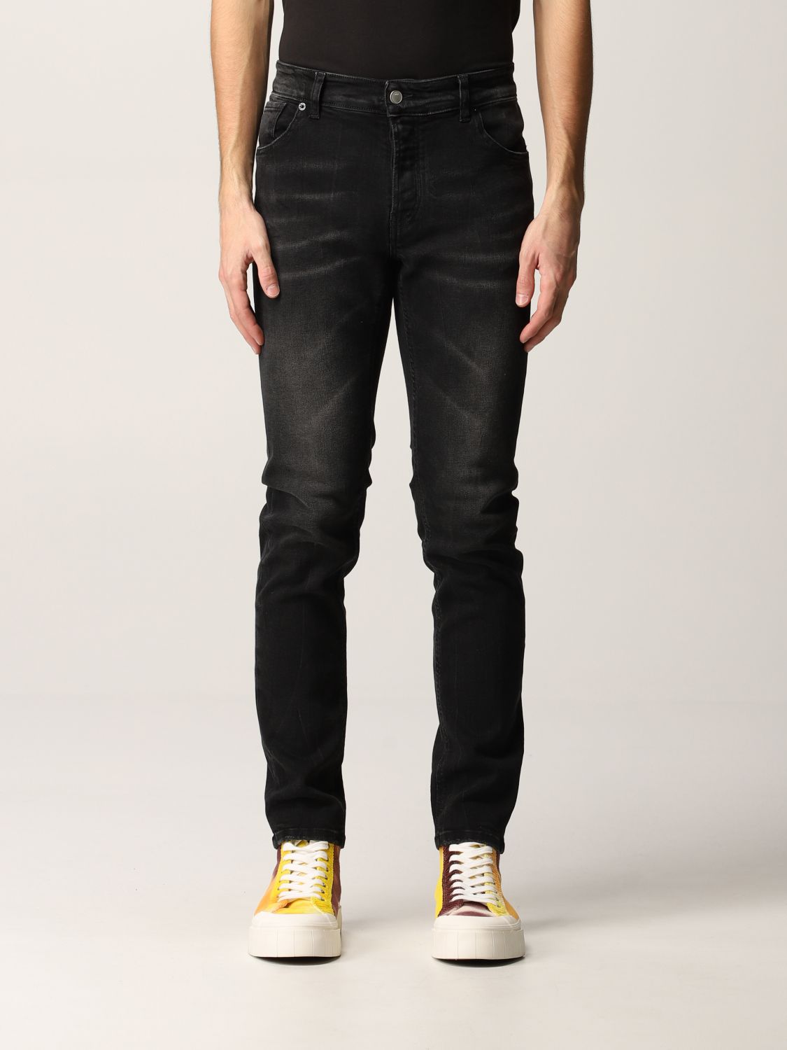 PMDS: jeans for man - Black | Pmds jeans 05500 online on GIGLIO.COM