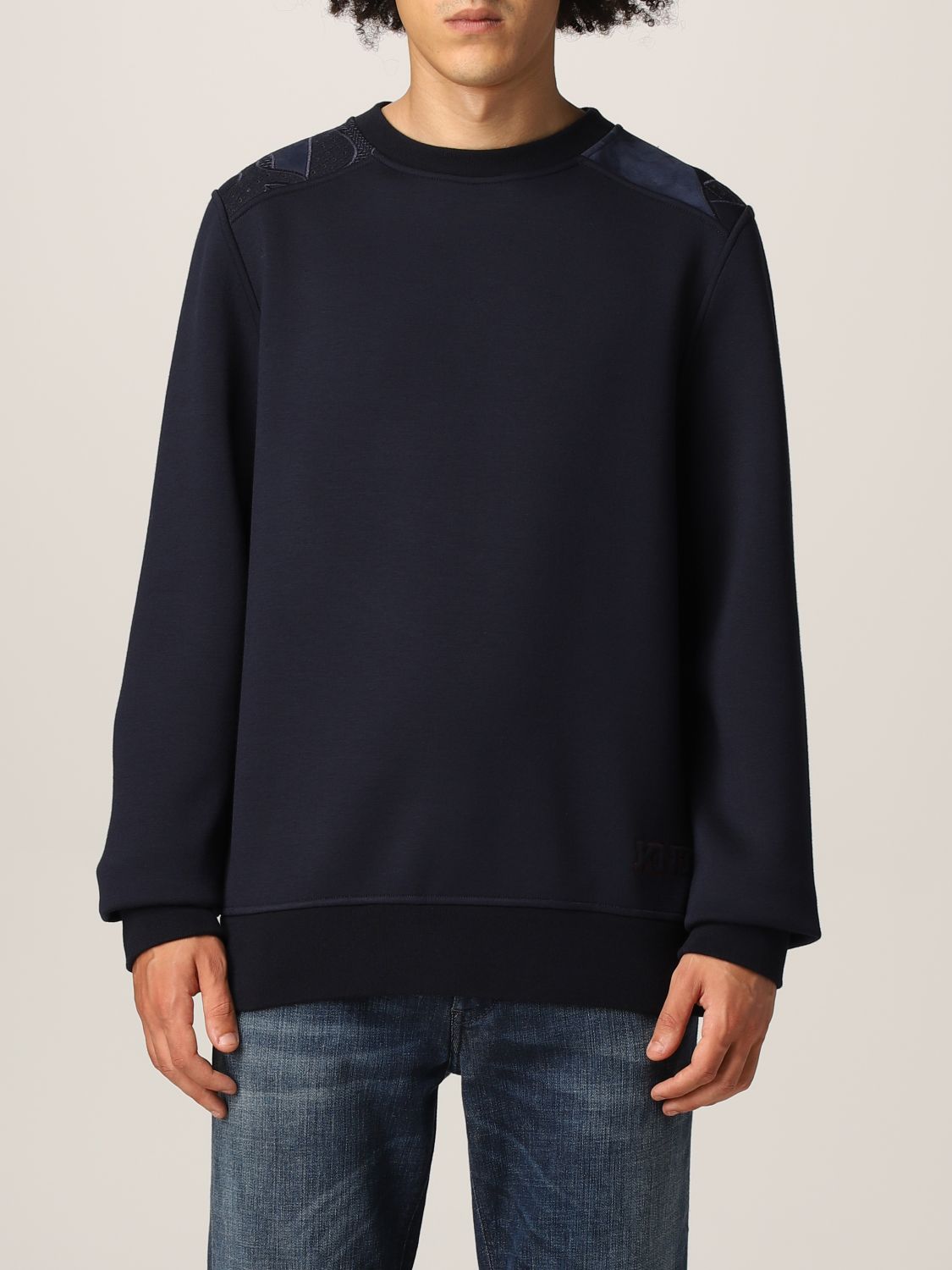 Sweatshirt Knt: Sweater men Knt blue 1