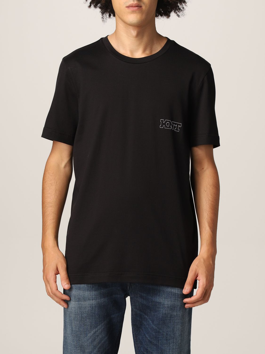 T-Shirt Knt: T-shirt herren Knt schwarz 1