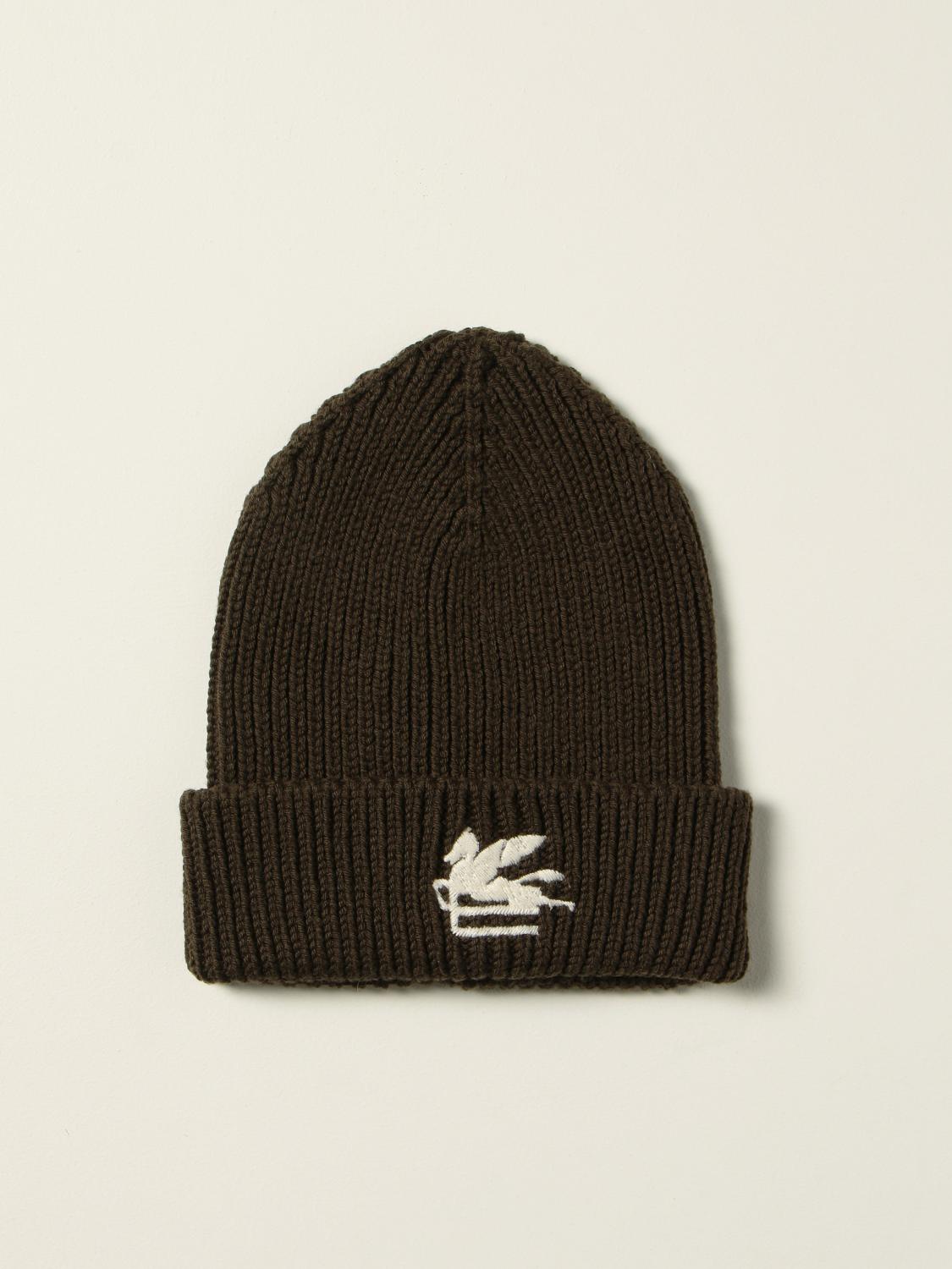 ETRO: beanie hat in ribbed wool 