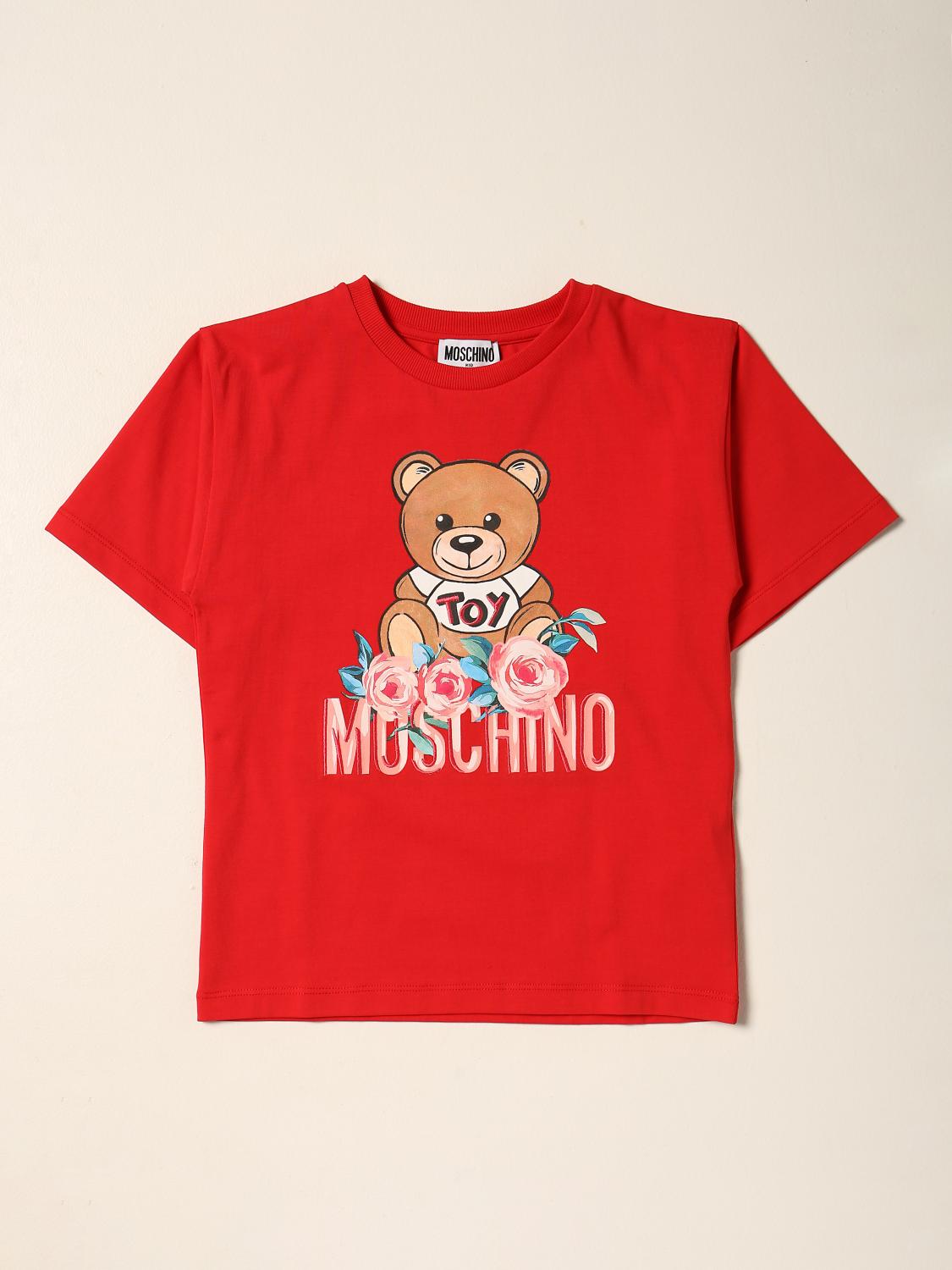 Moschino Kid Outlet: t-shirt with teddy 