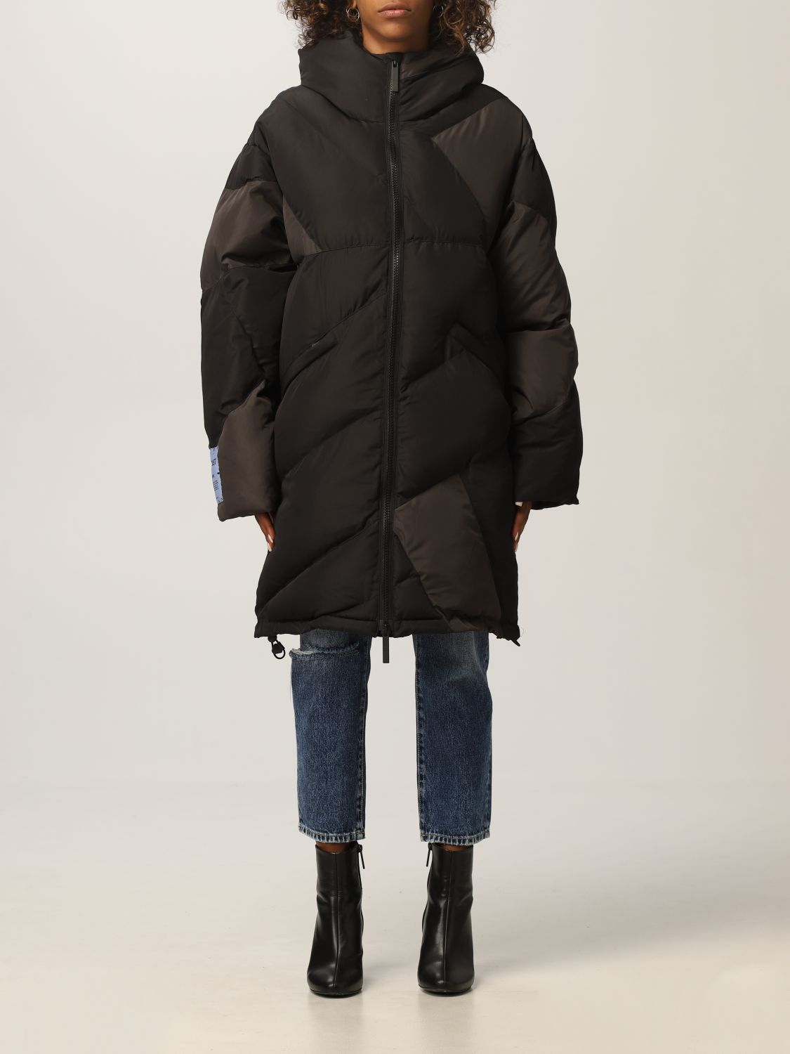 MCQ: Icon In Dust by down jacket in quilted nylon - Black | Mcq jacket ...