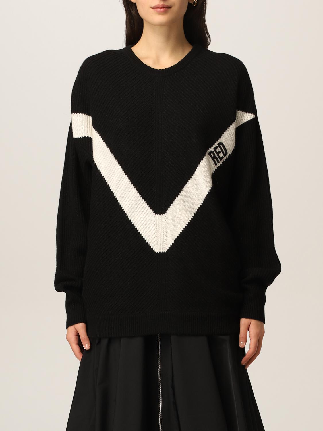 red valentino black sweater