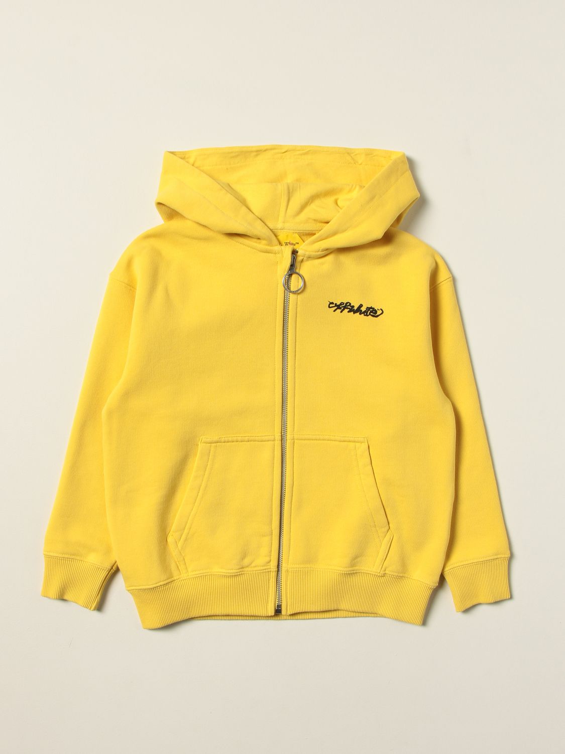 Sweater Off-White: Off-White sweater for boys yellow 1