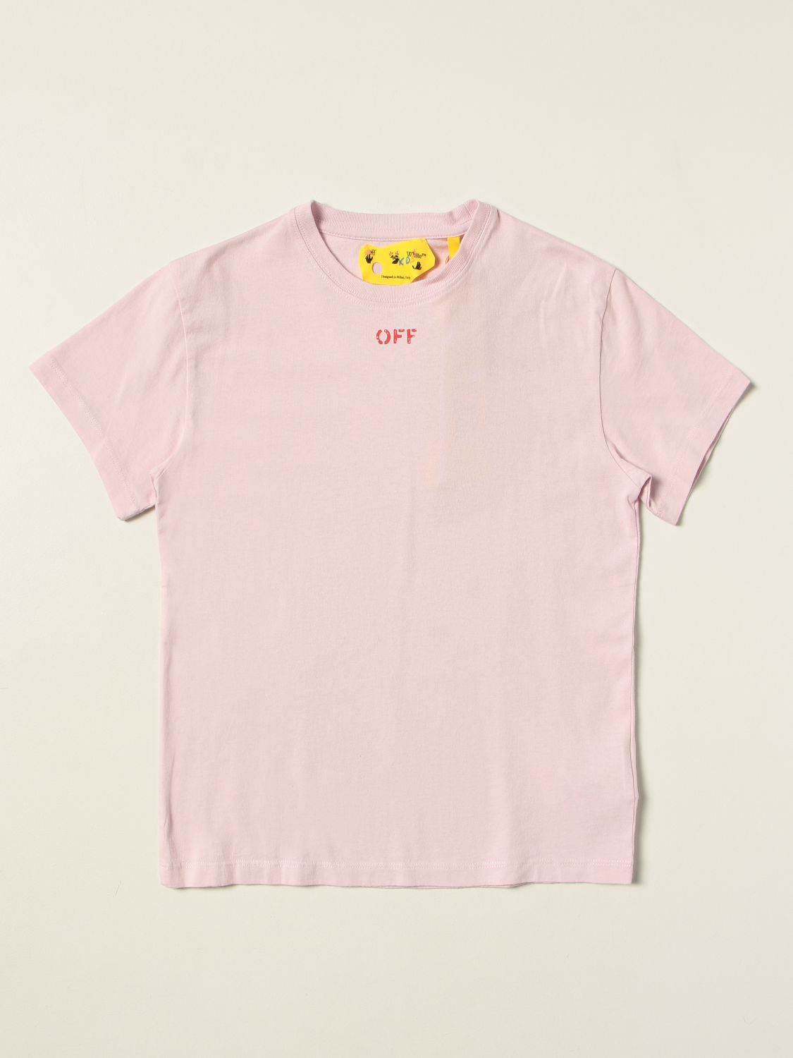 OFF-WHITE: t-shirt for - Pink | Off-White OGAA001F21JER001 online at
