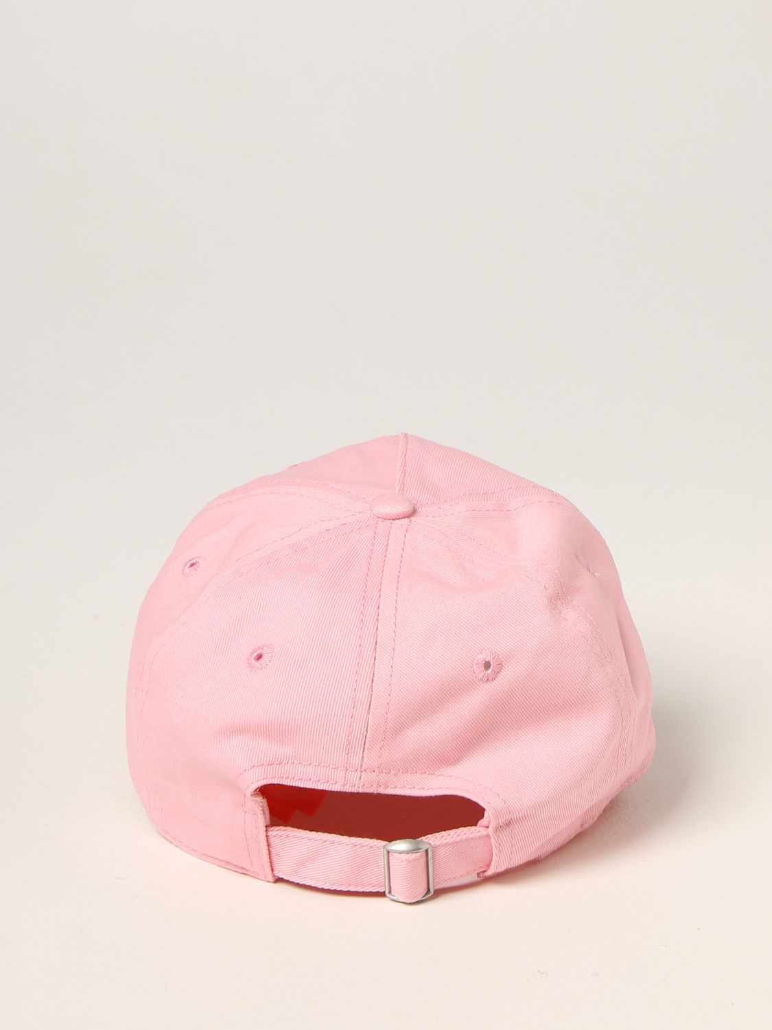 OFF-WHITE: Off White baseball cap with embroidered logo - Pink | Off ...