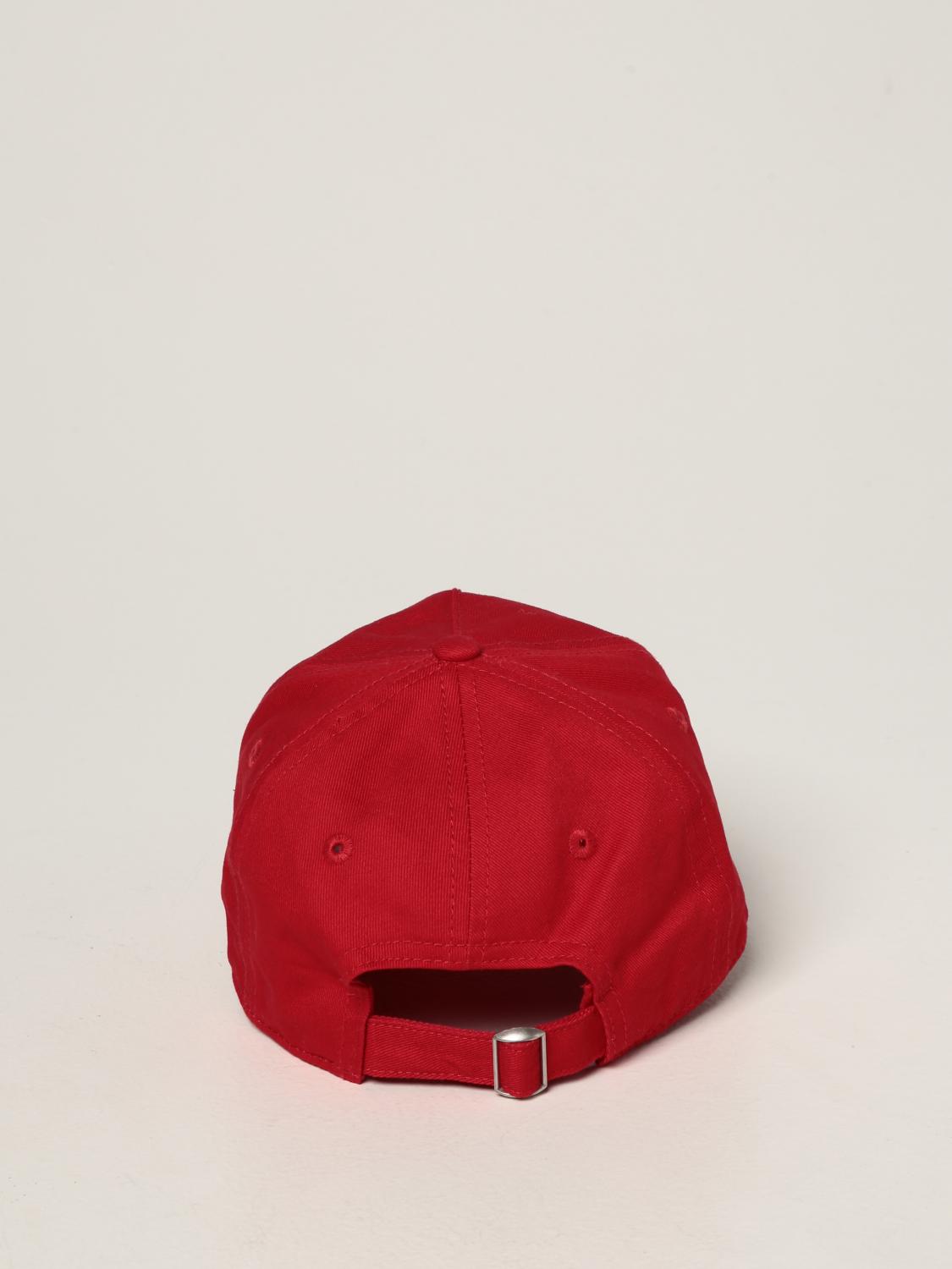 OFF WHITE: baseball cap with embroidered logo Hat Girl Off White Kids Red Hat Girl Off White OGLB001F21FAB002 GIGLIO.COM