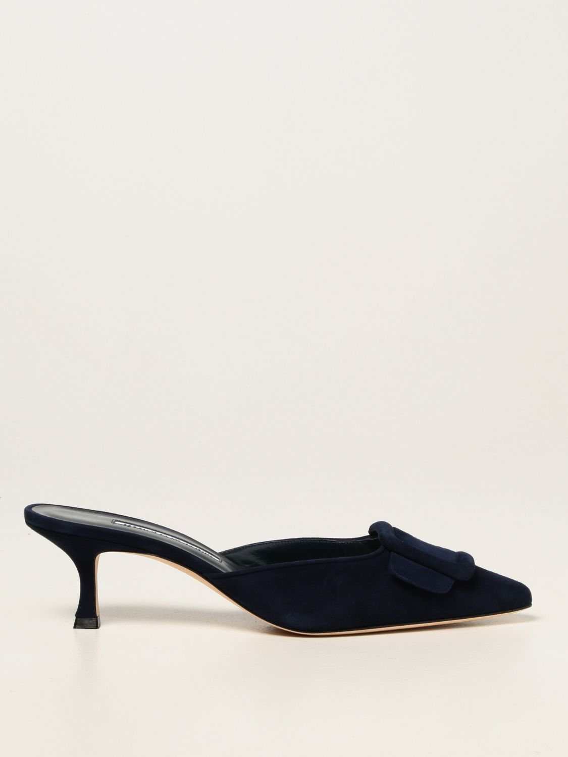 Туфли на каблуке Manolo Blahnik: Обувь Женское Manolo Blahnik синий 1