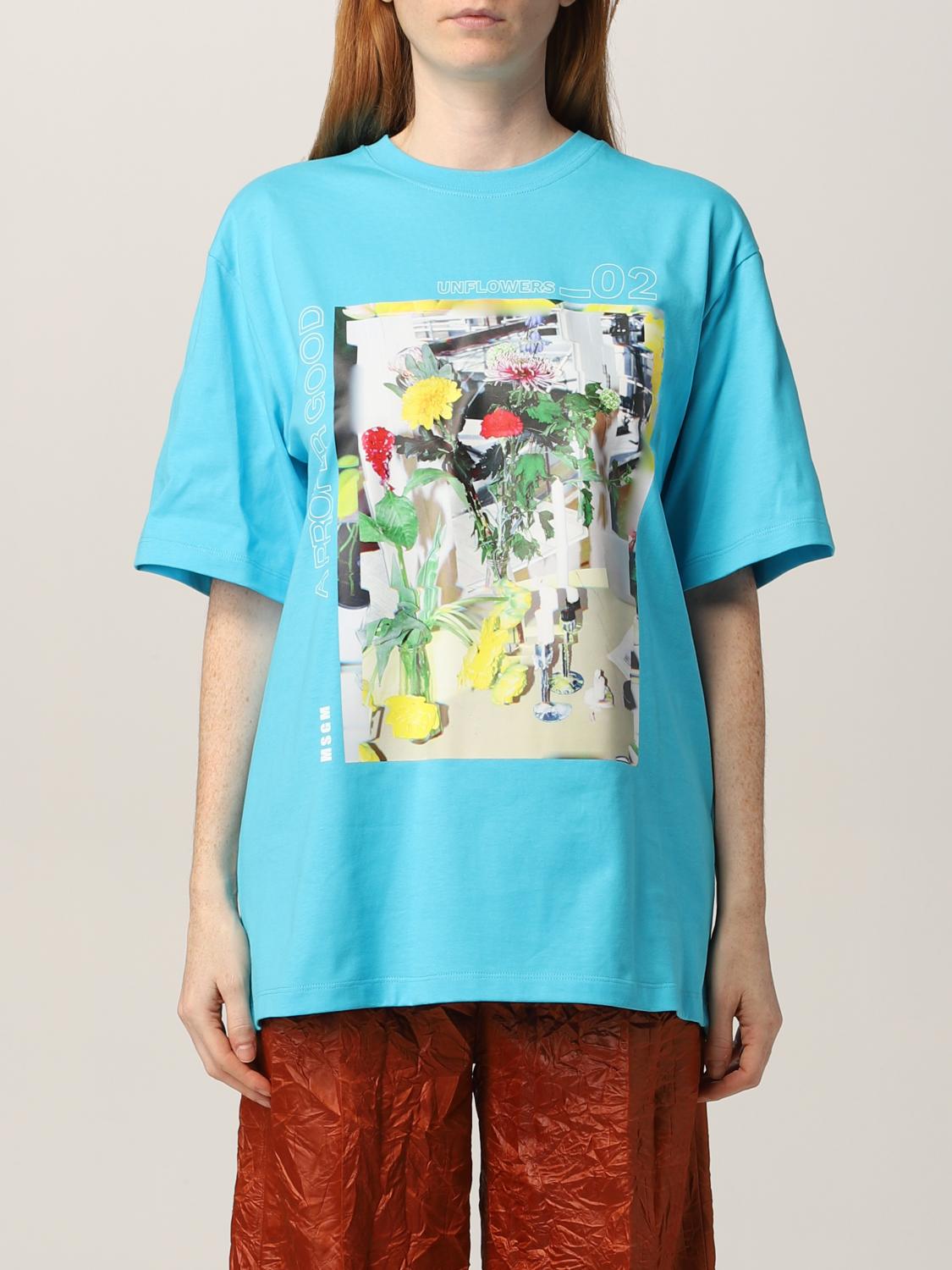 T-Shirt Msgm 3142MDM183217798 GIGLIO 