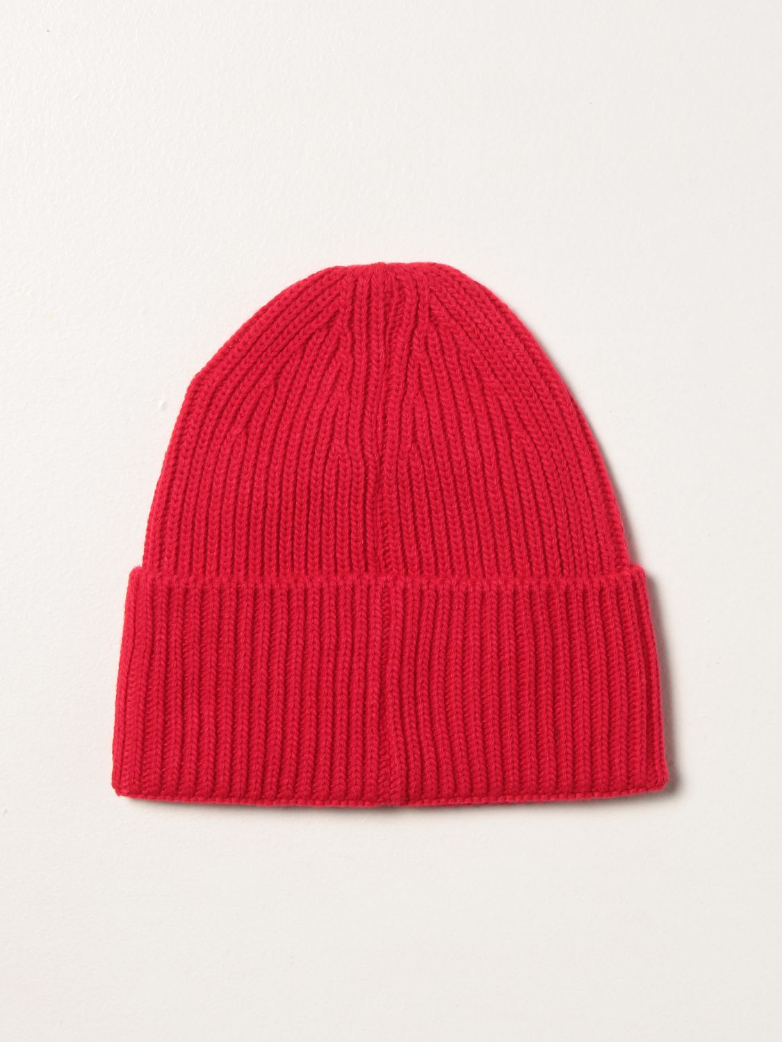 Cappello Msgm: Cappello a berretto Msgm con logo rosso 2